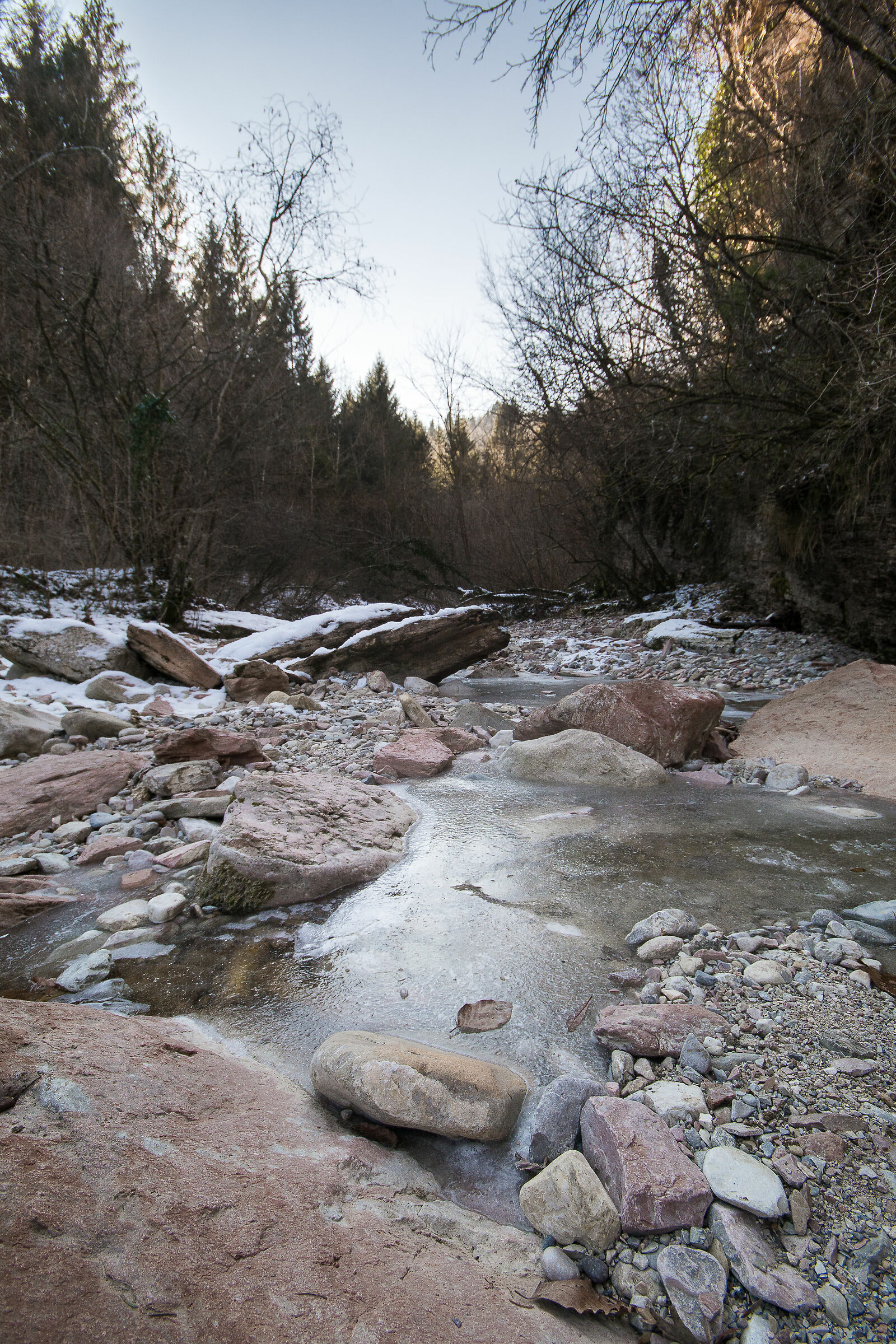 Frozen creek