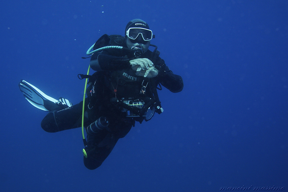 in risalita dopo una bella immersione