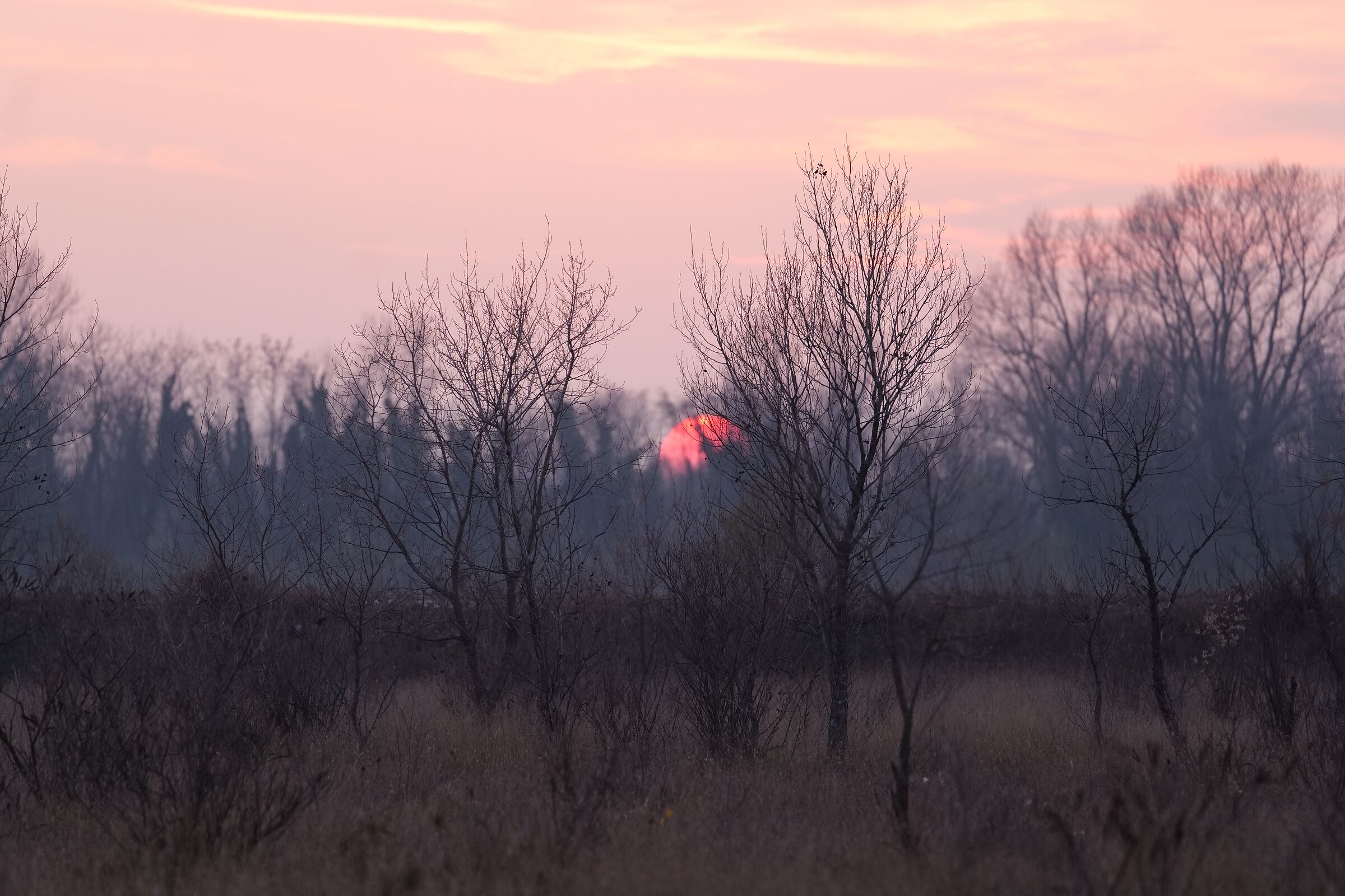 Tramonto nei Magredi