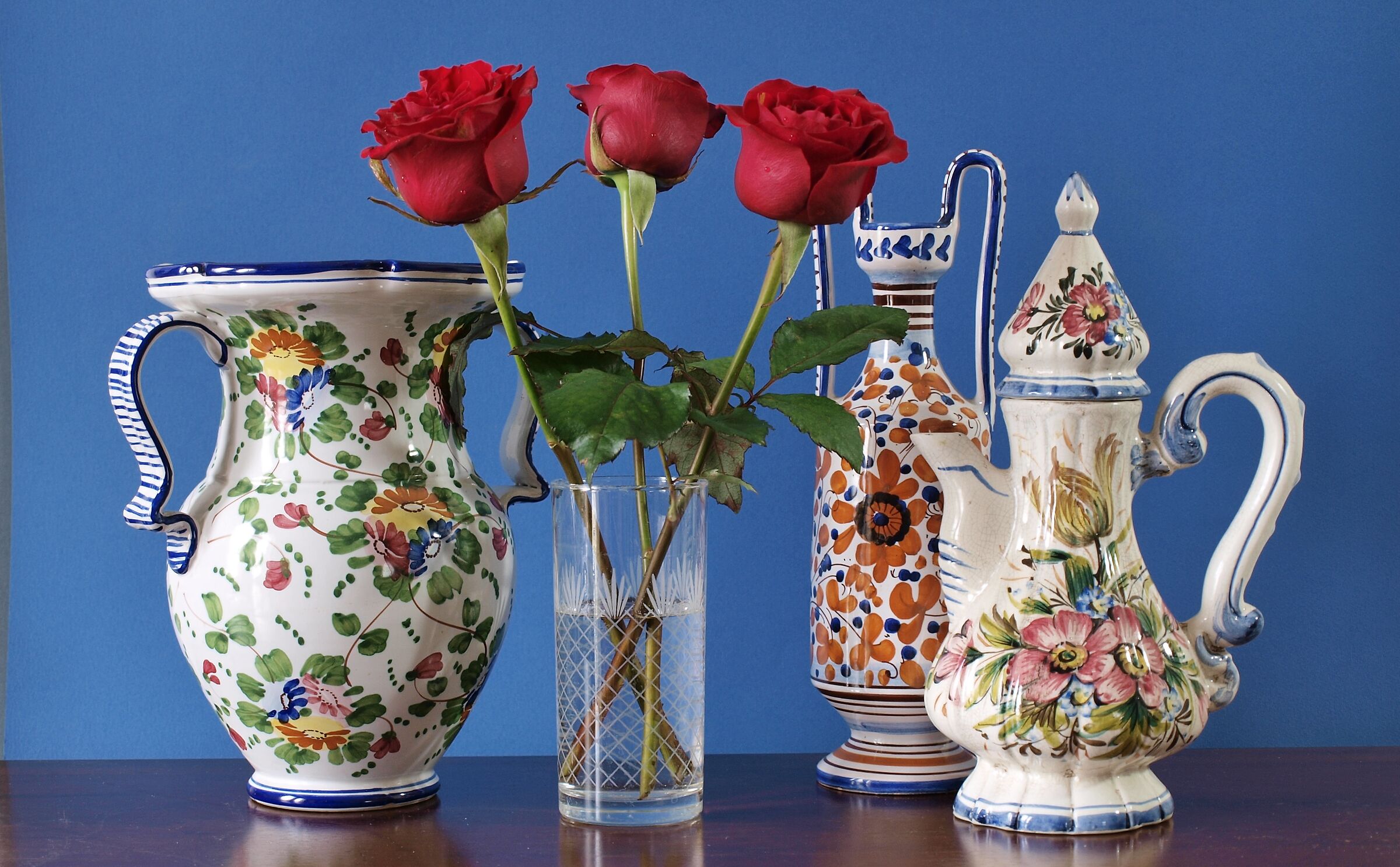 Composizione con vasi