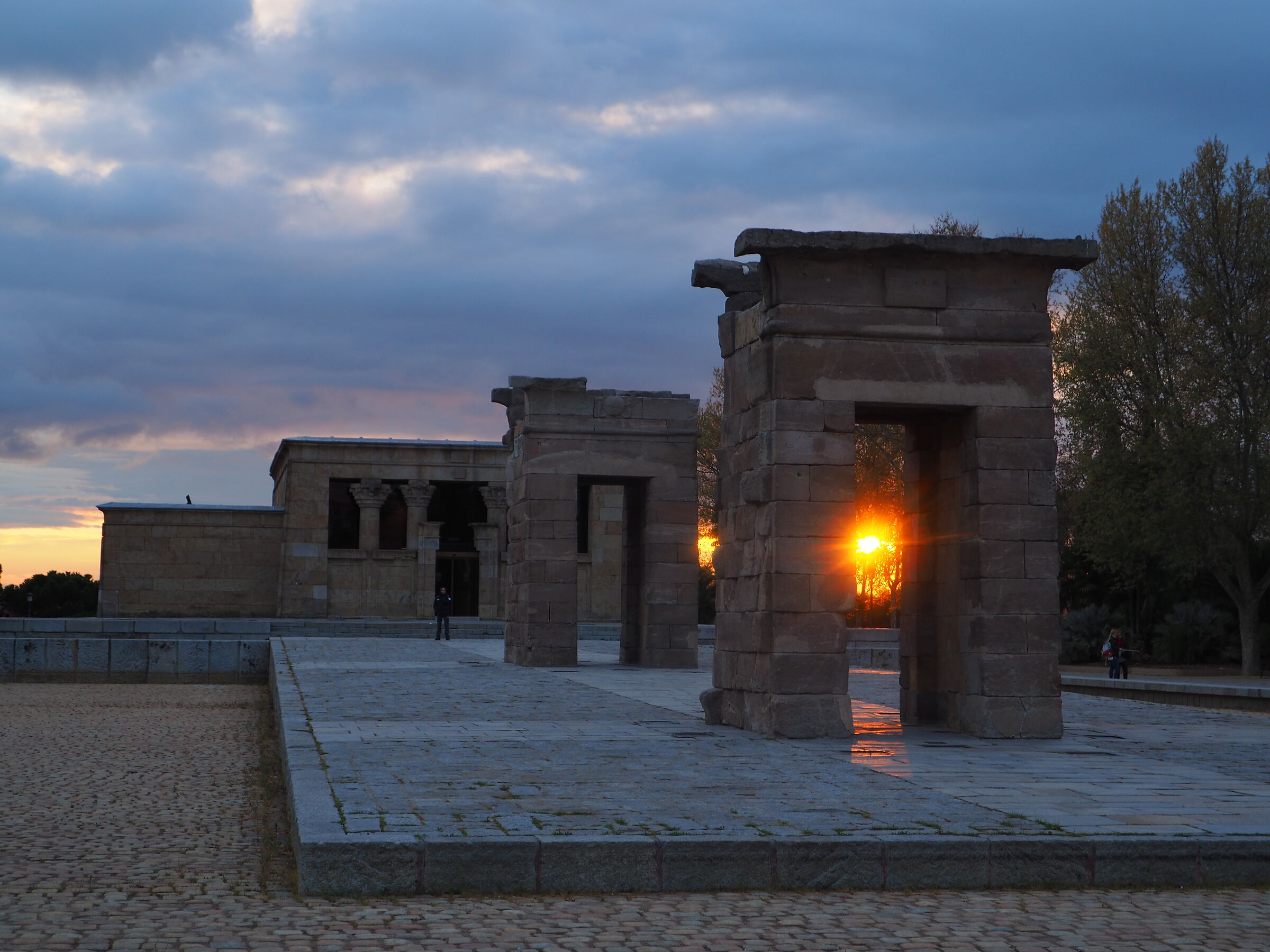 Tramonto egiziano su Madrid