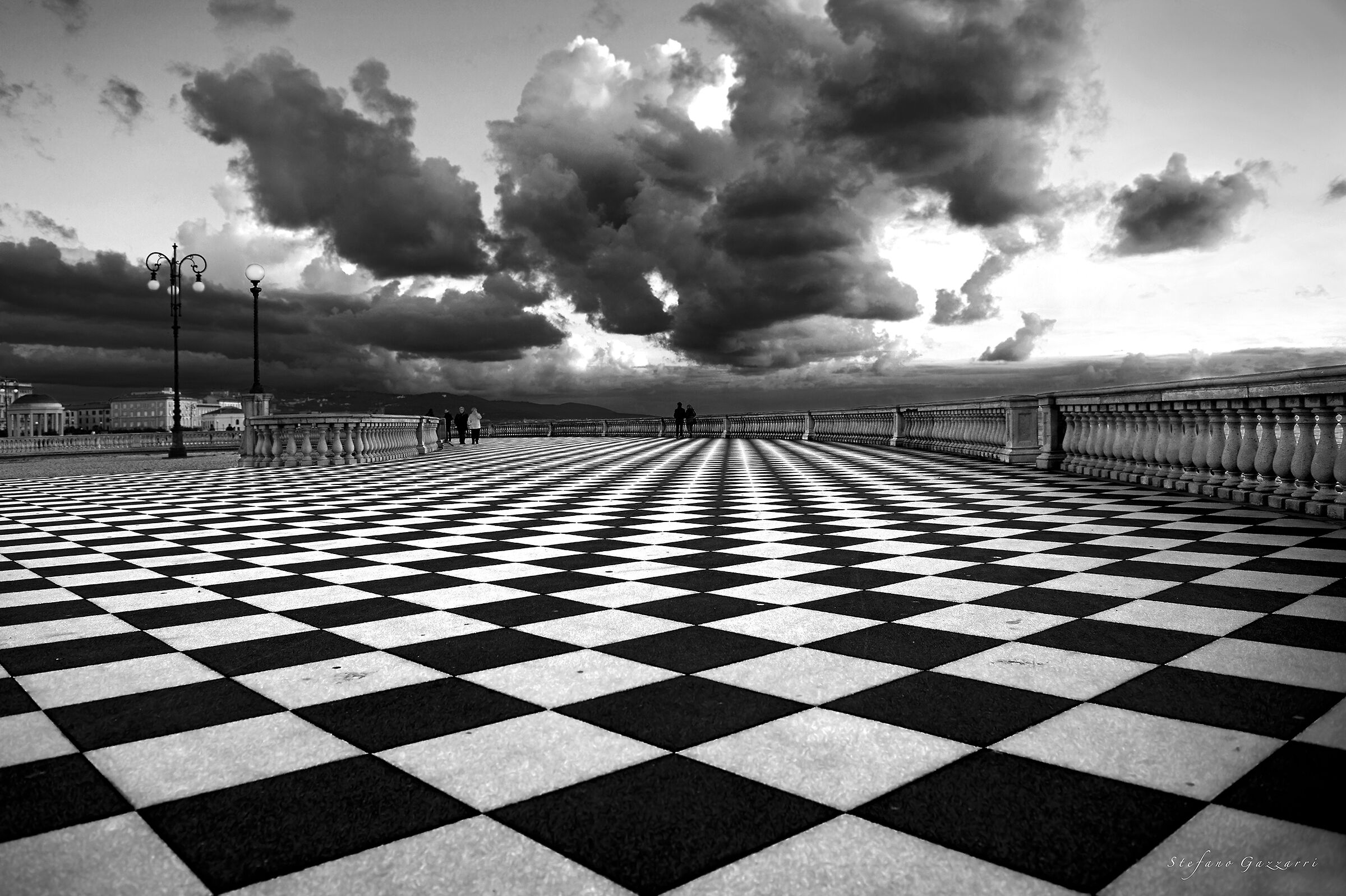 The Vortex Above the Checker