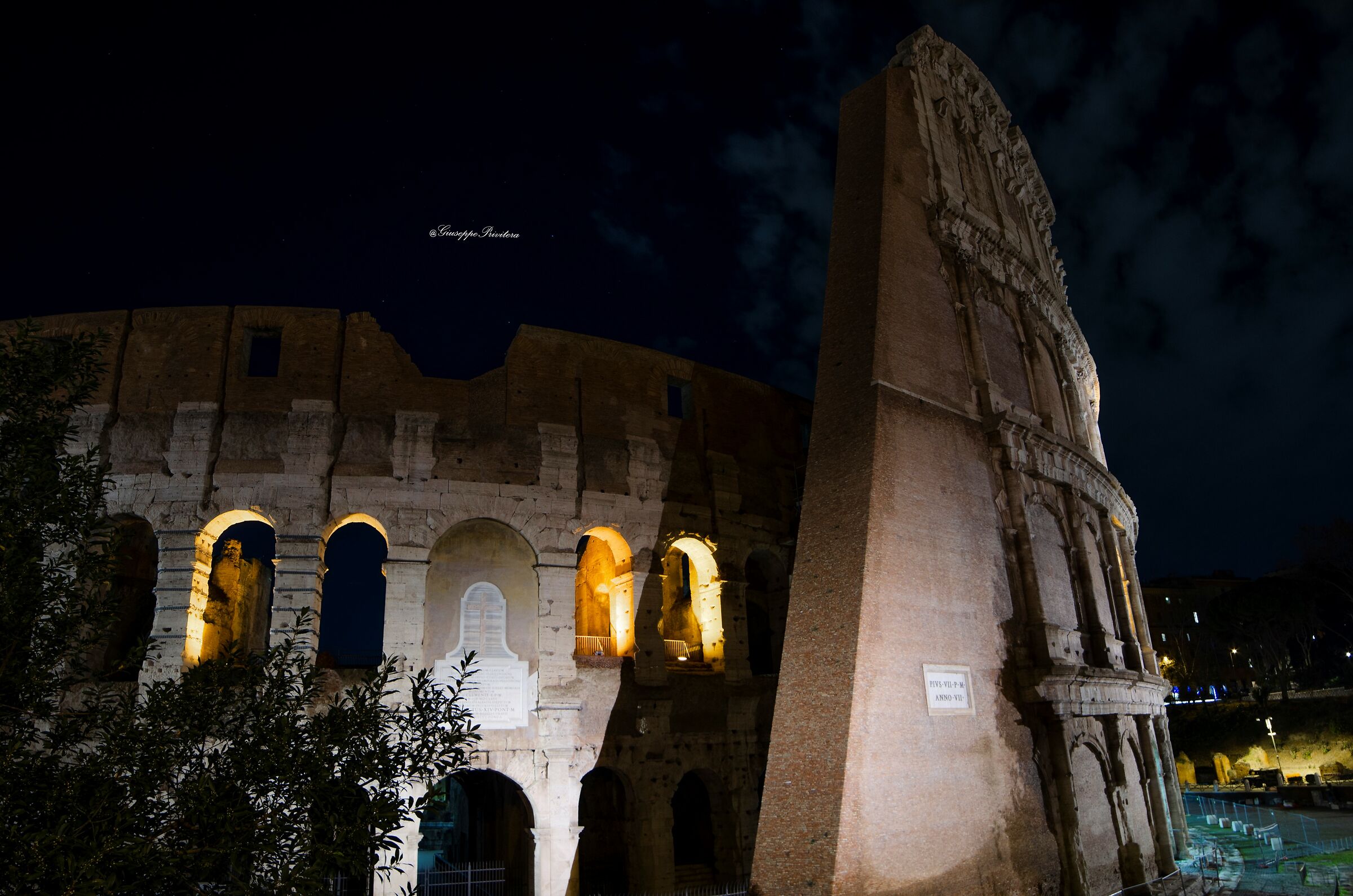 Darkness on the Colosseum