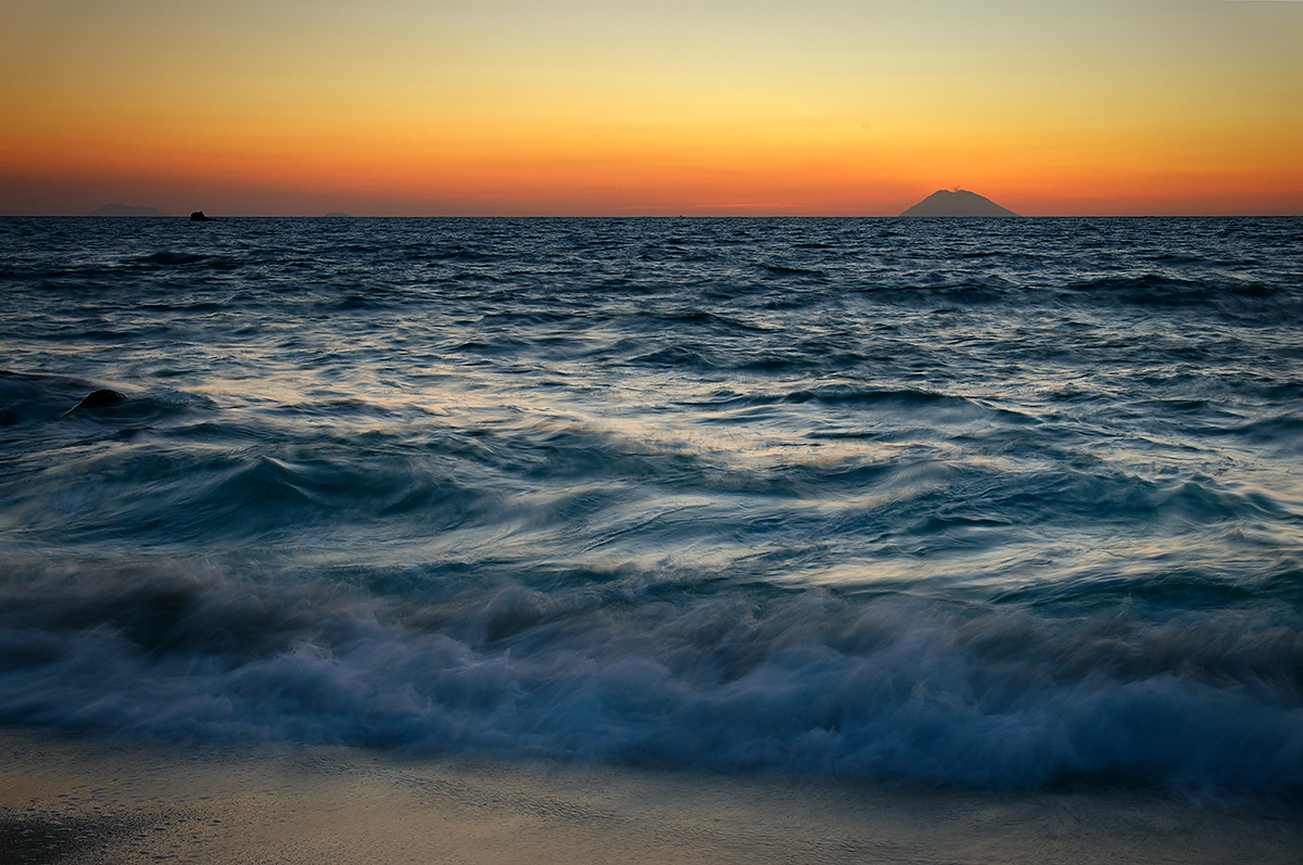 Tramonto sullo Stromboli