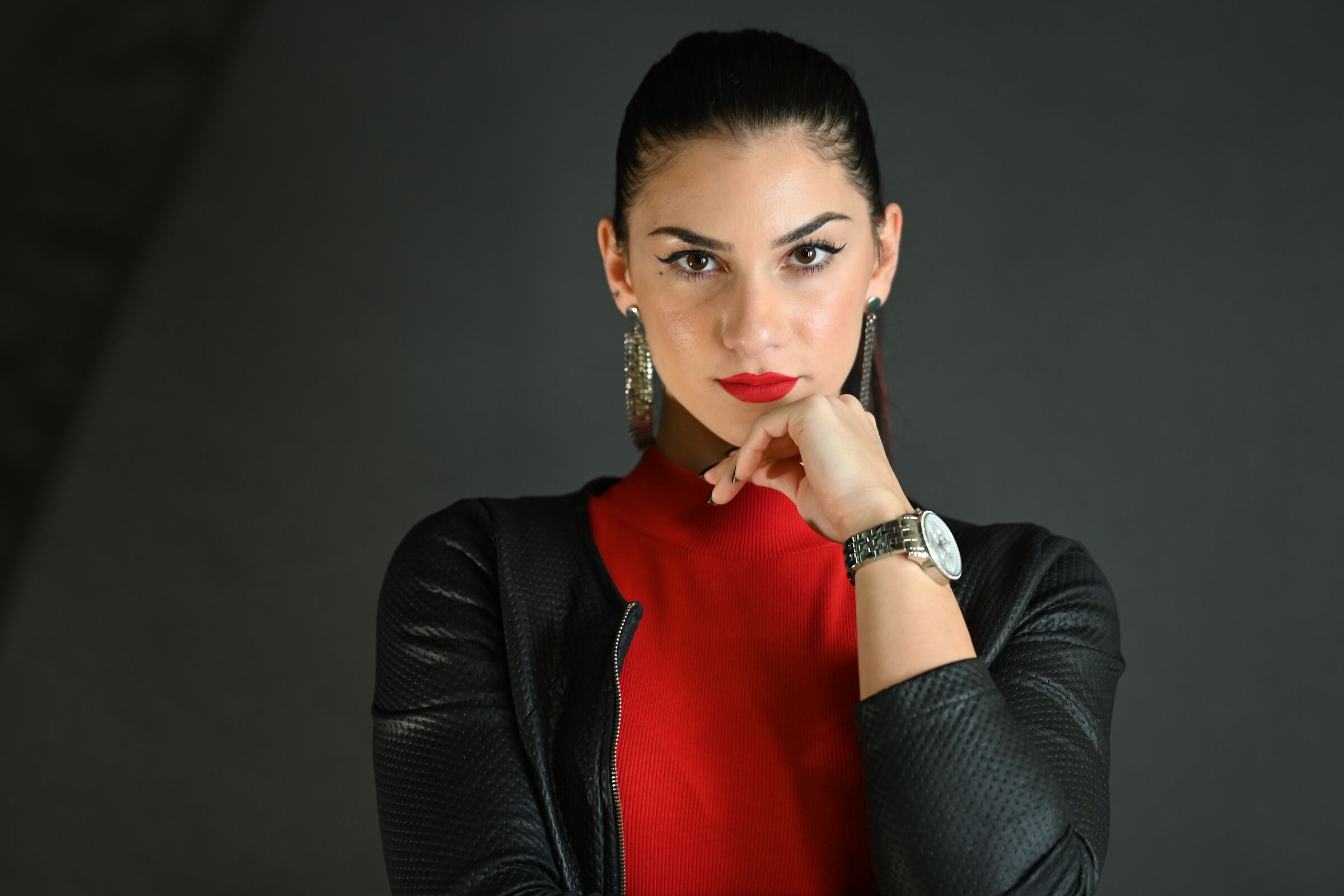 Portrait in the studio