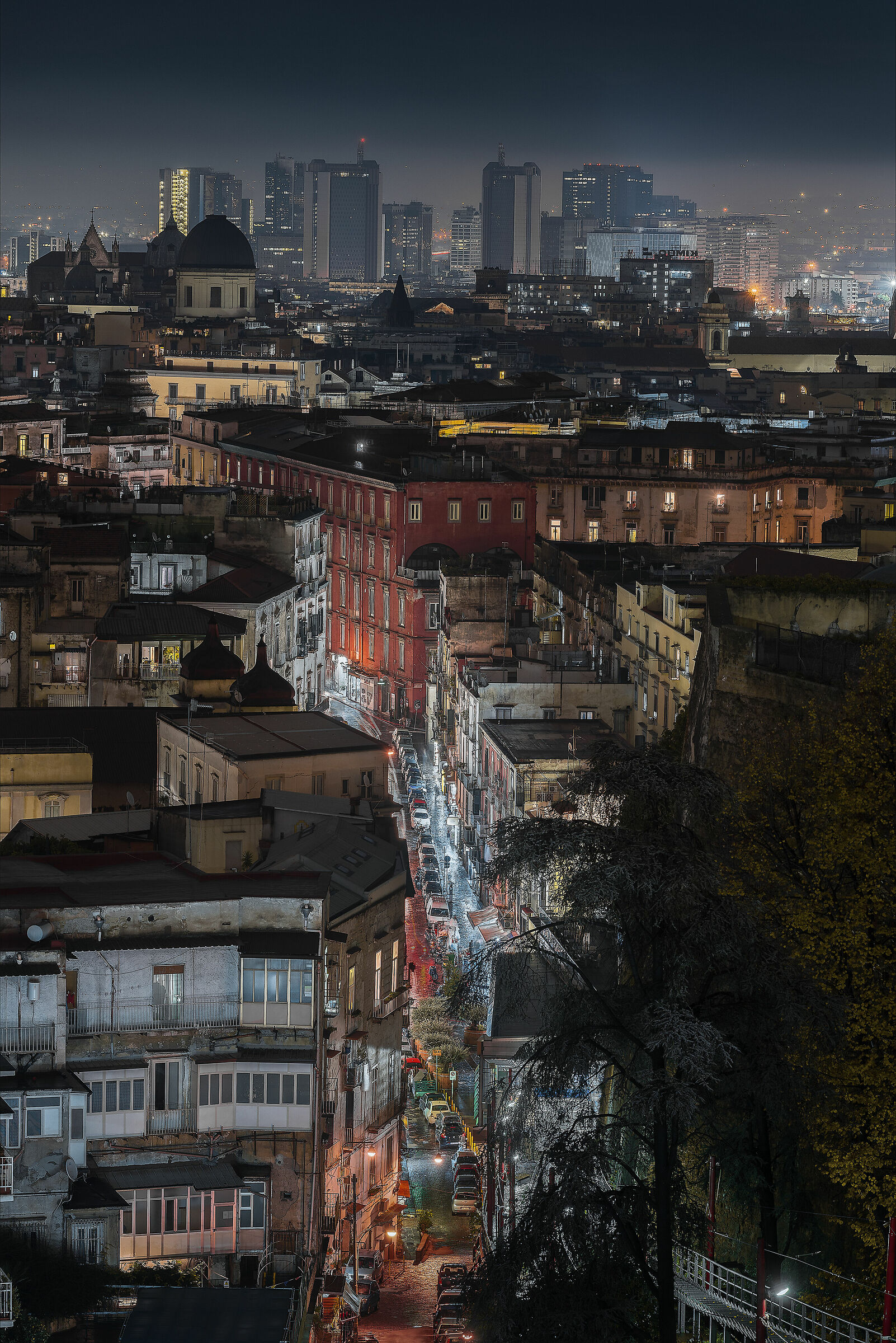 Napoli Vista dal Corso Vittorio Emanuele