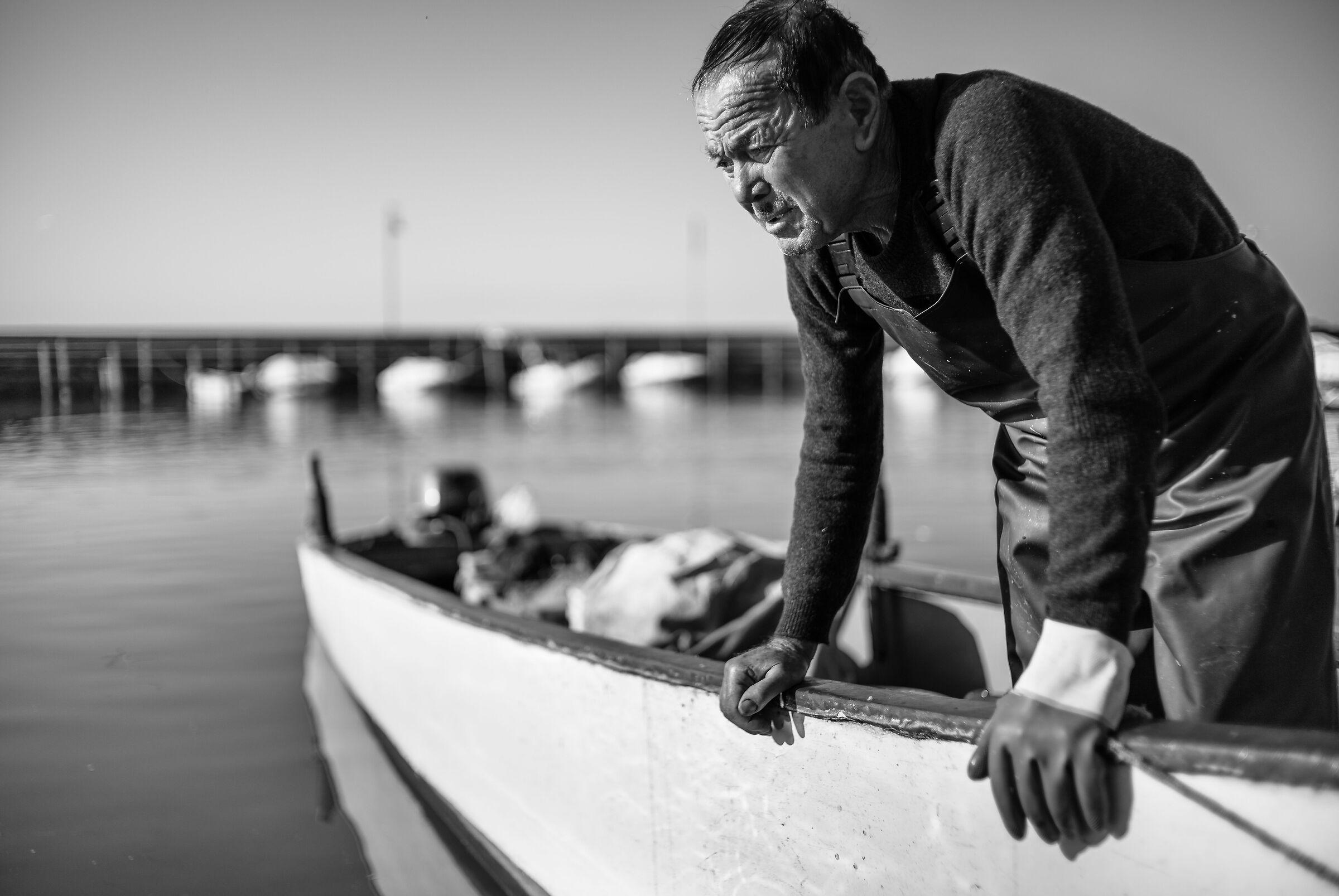 Pensieri dell'anziano pescatore