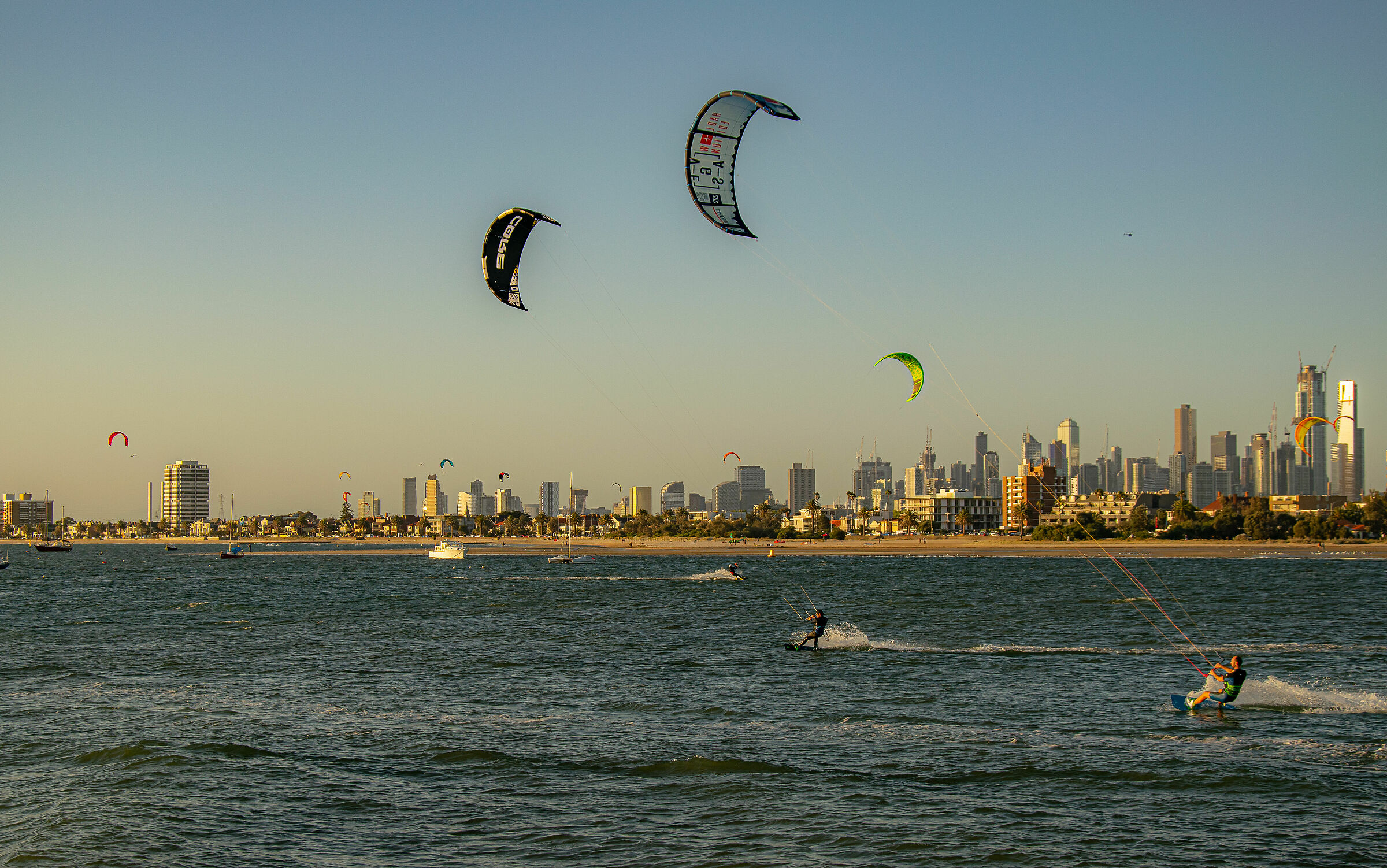 kitesurfing