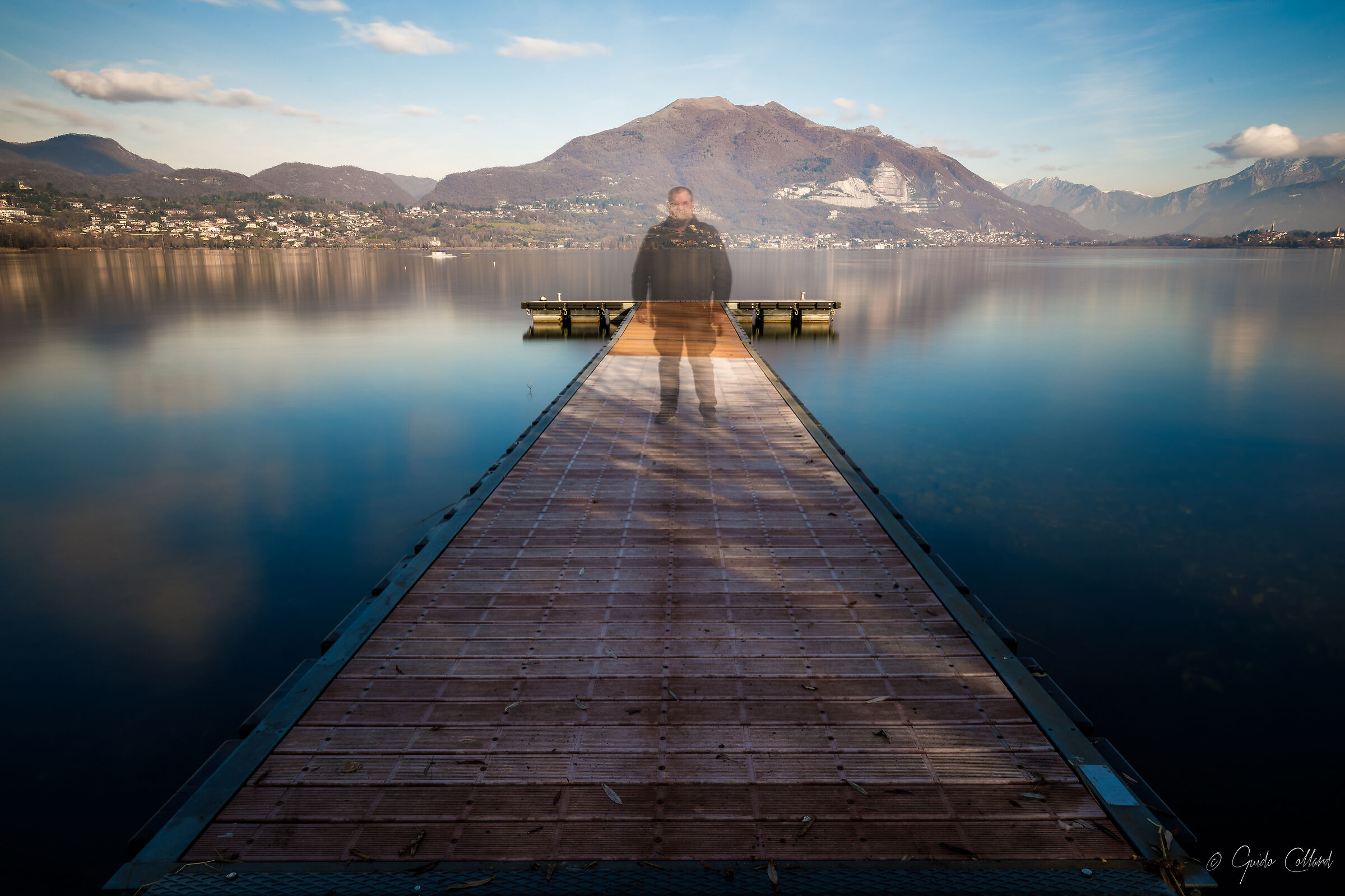 Ghost selfie on the pier