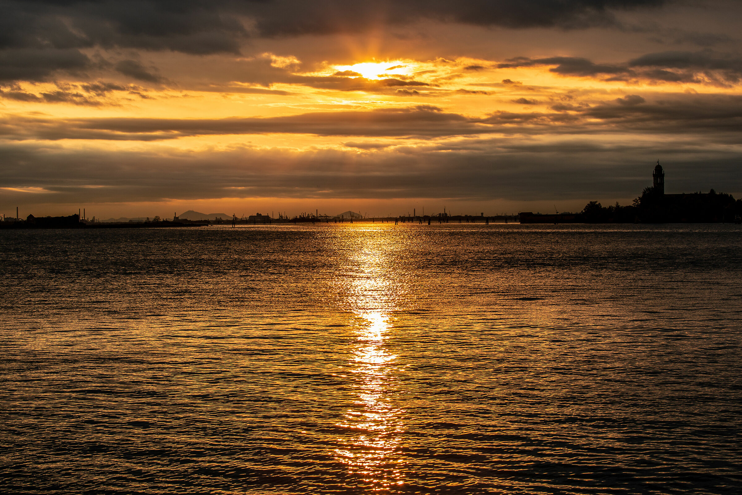 North Lagoon at sunset