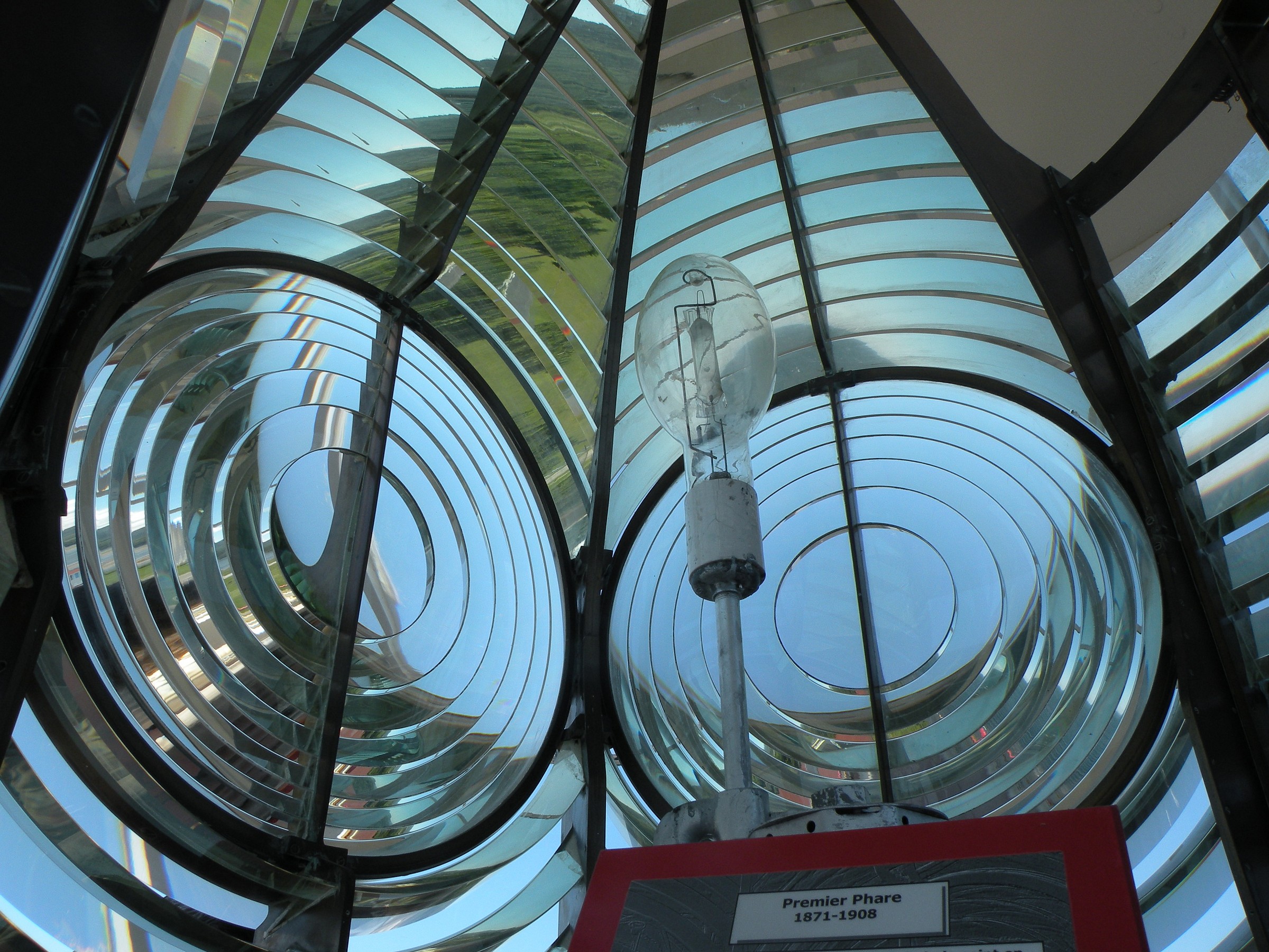 The mirrors of the lighthouse