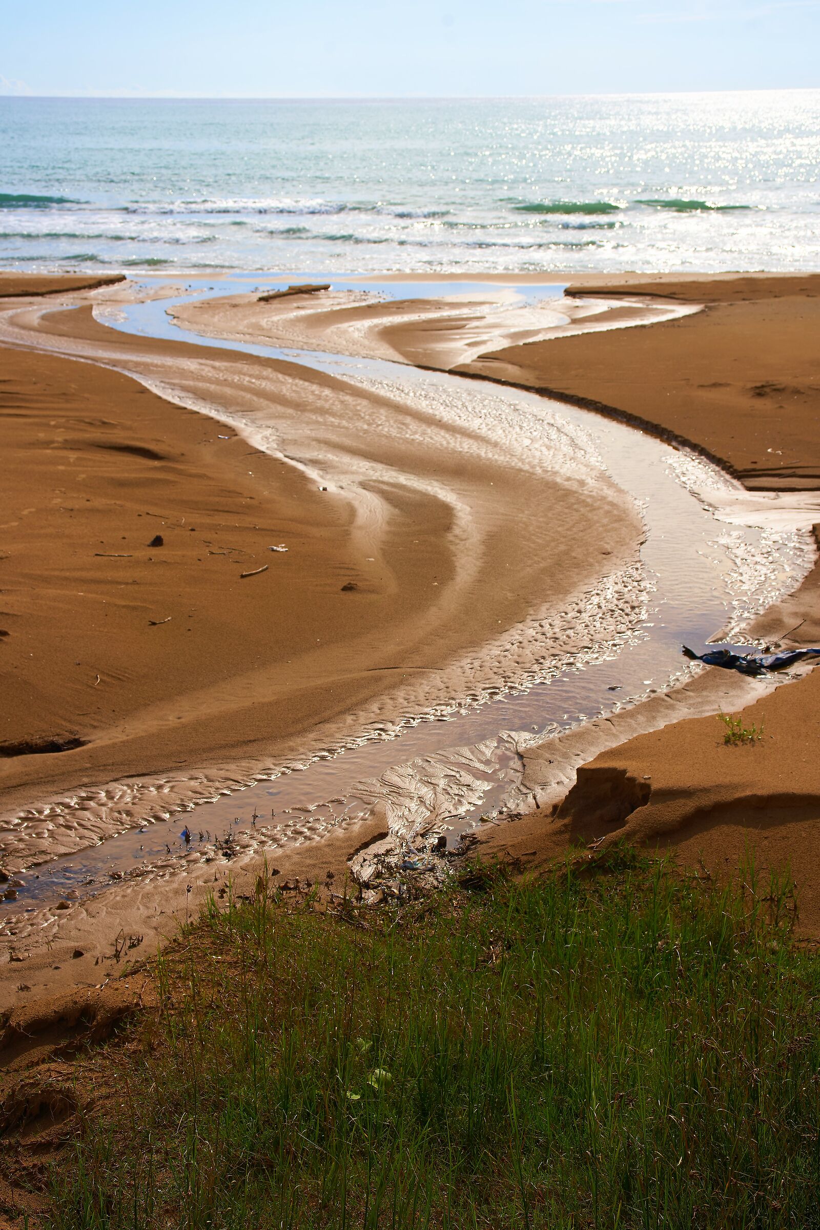 Spiaggia di Tre Fontane, dopo la pioggia