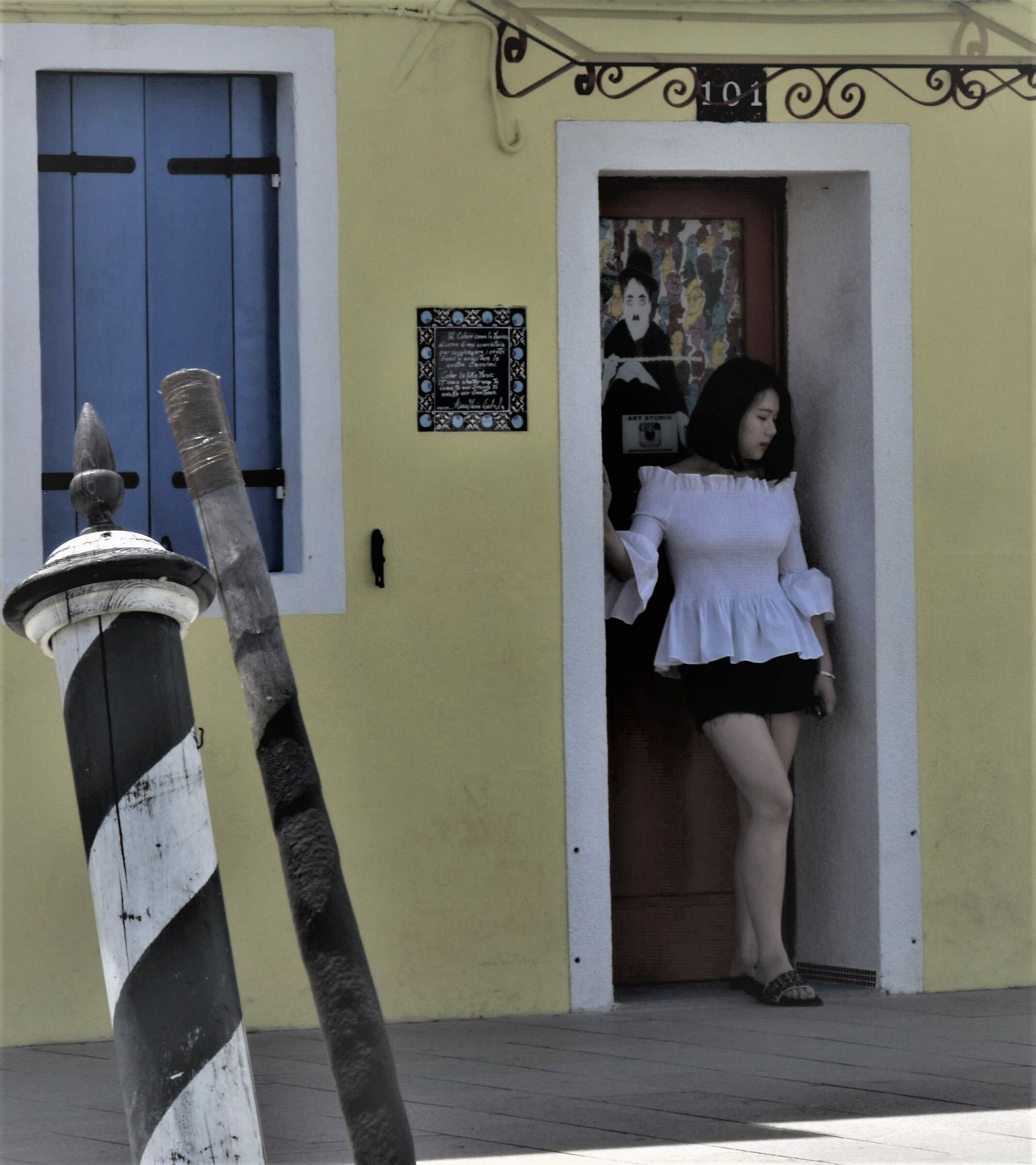 a portrait of the East in Burano