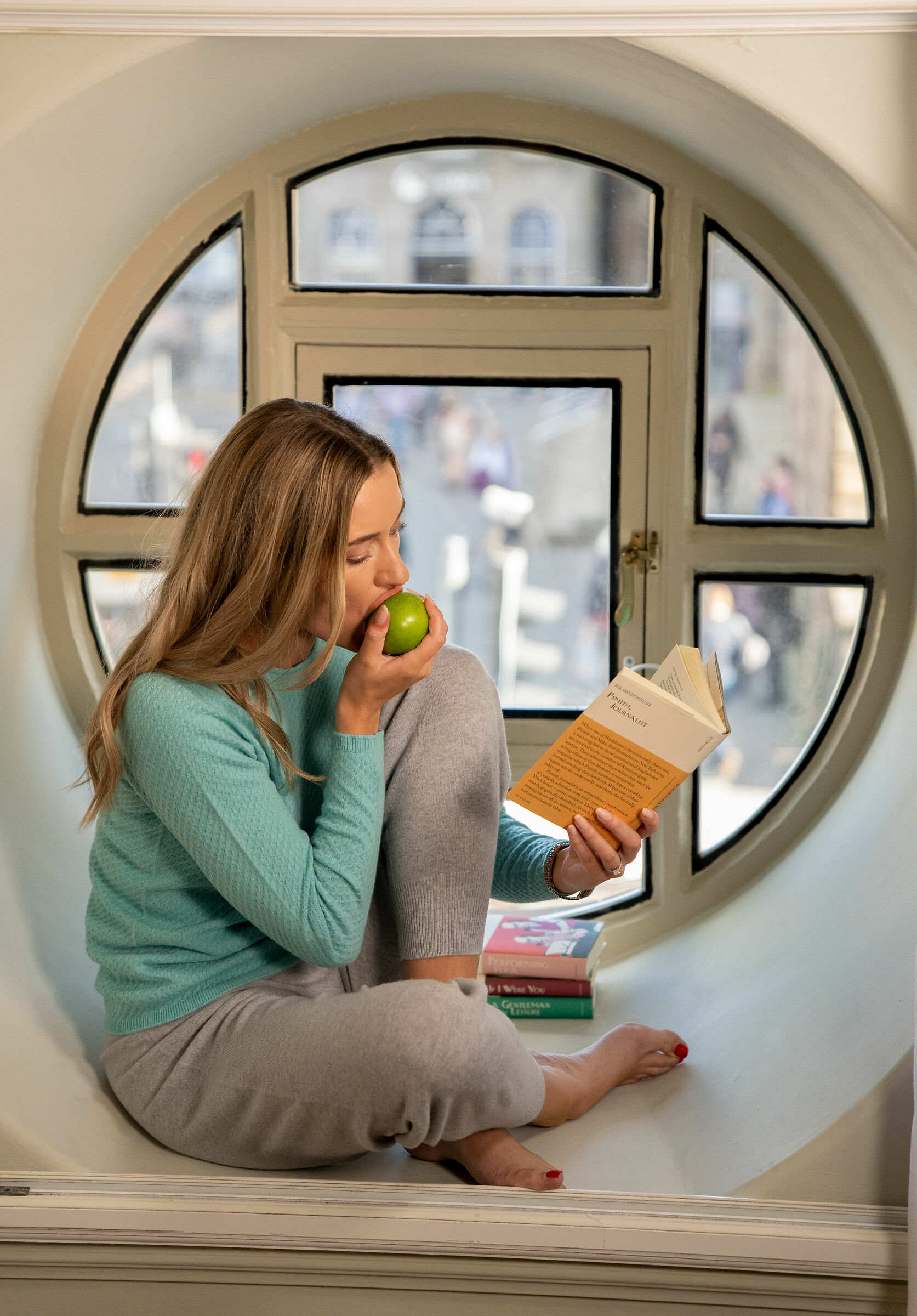 Reading at Balmoral Hotel in Edinburgh