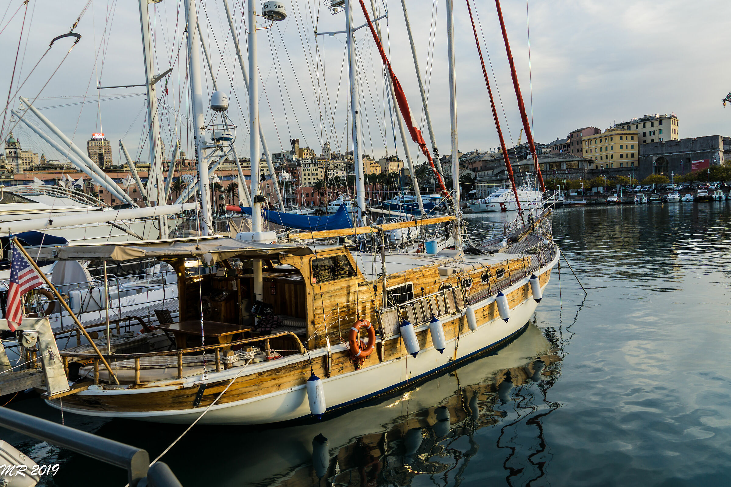 Old American Sailer - Genoa Ancient Port