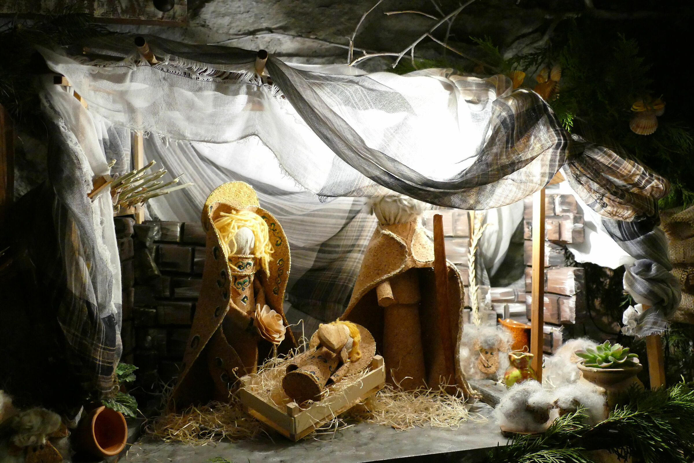 Presepe riciclato
