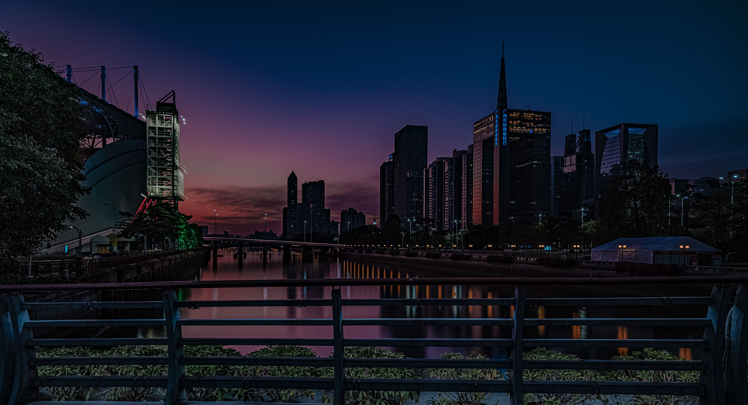 Afternoon twilight canton