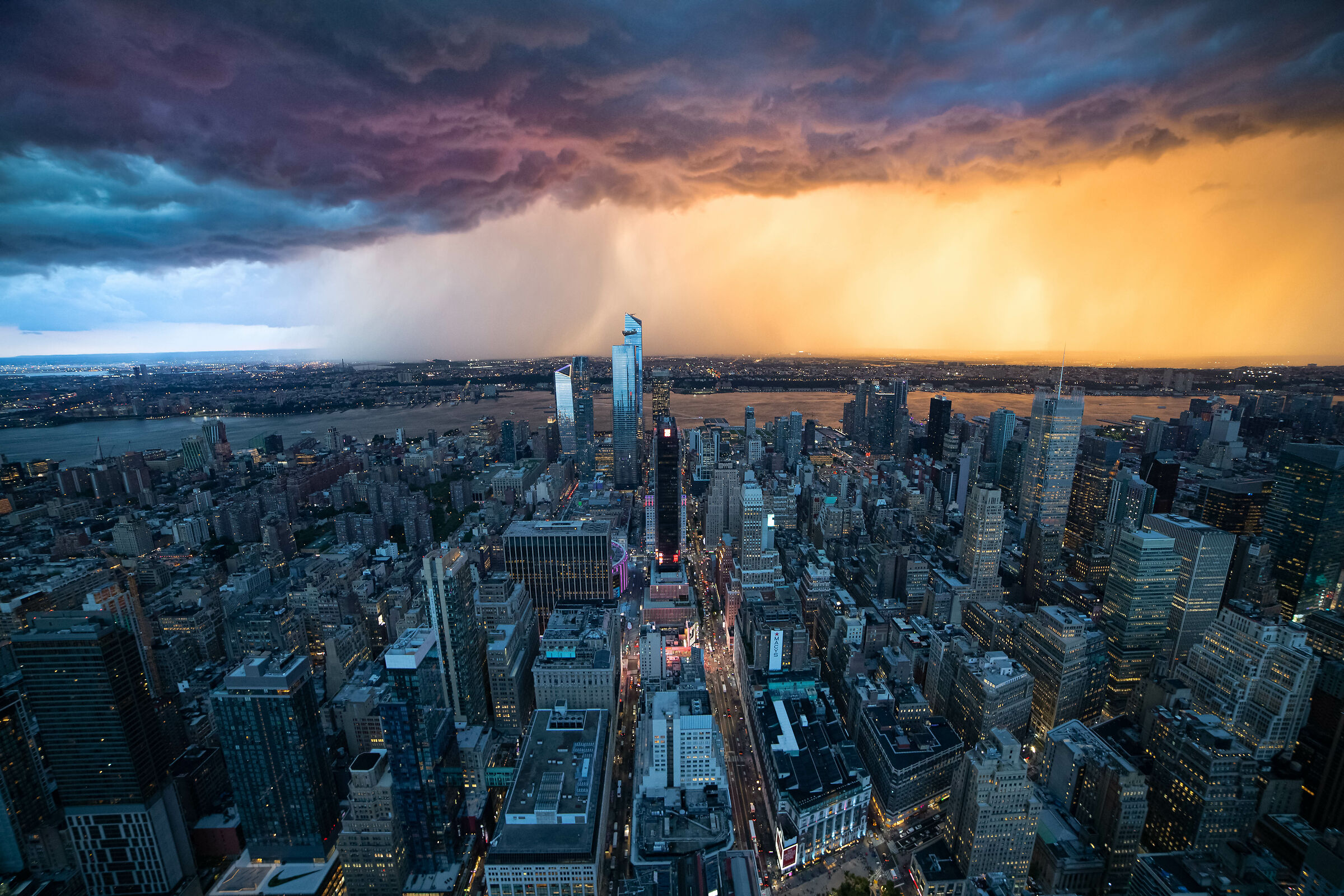 NY from above before tornado