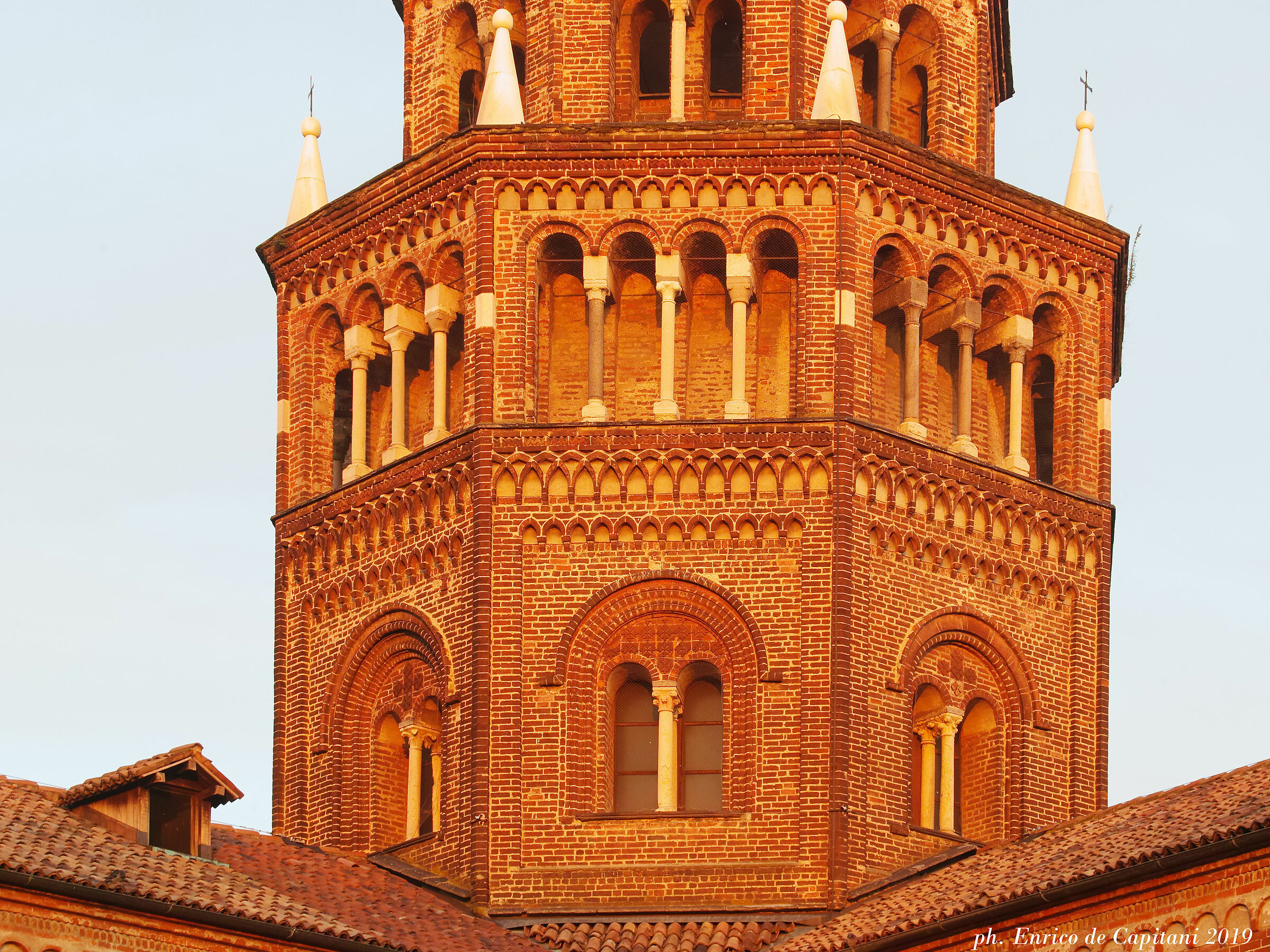 La "Ciribiciaccola" di Chiaravalle al tramonto