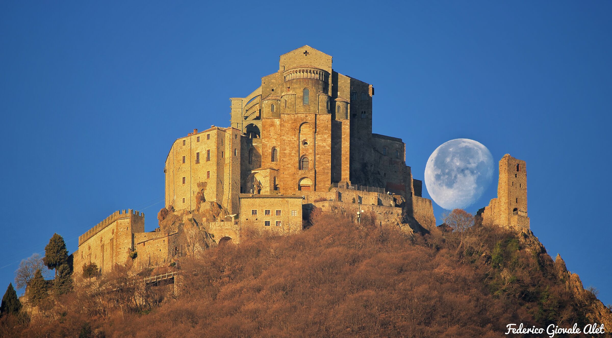 The Moon "lands" on the Sacred