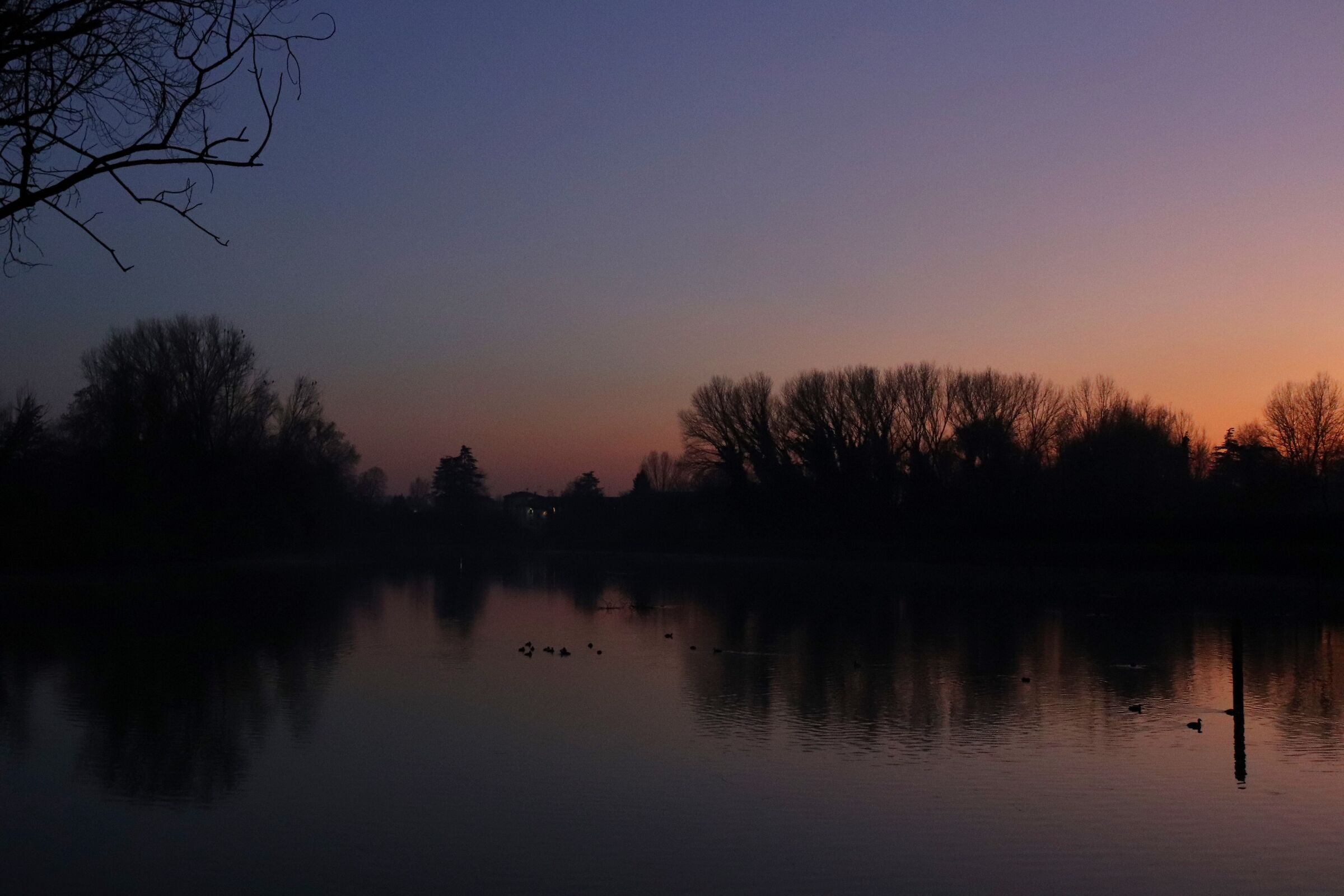 Sile River at sunset