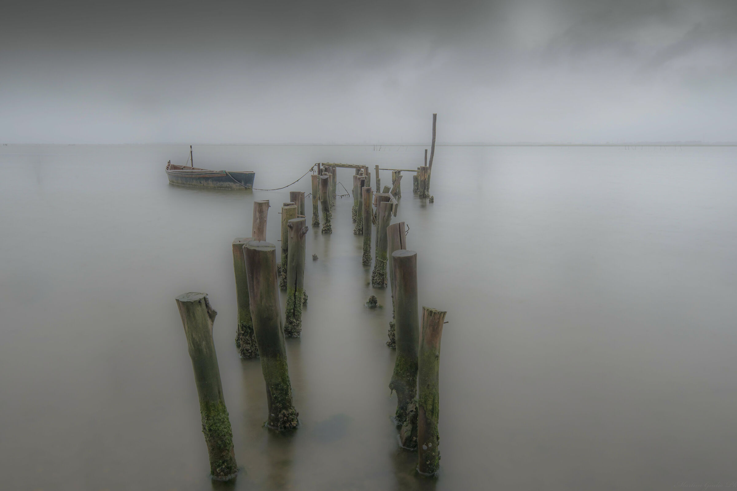 as a vision in the rain