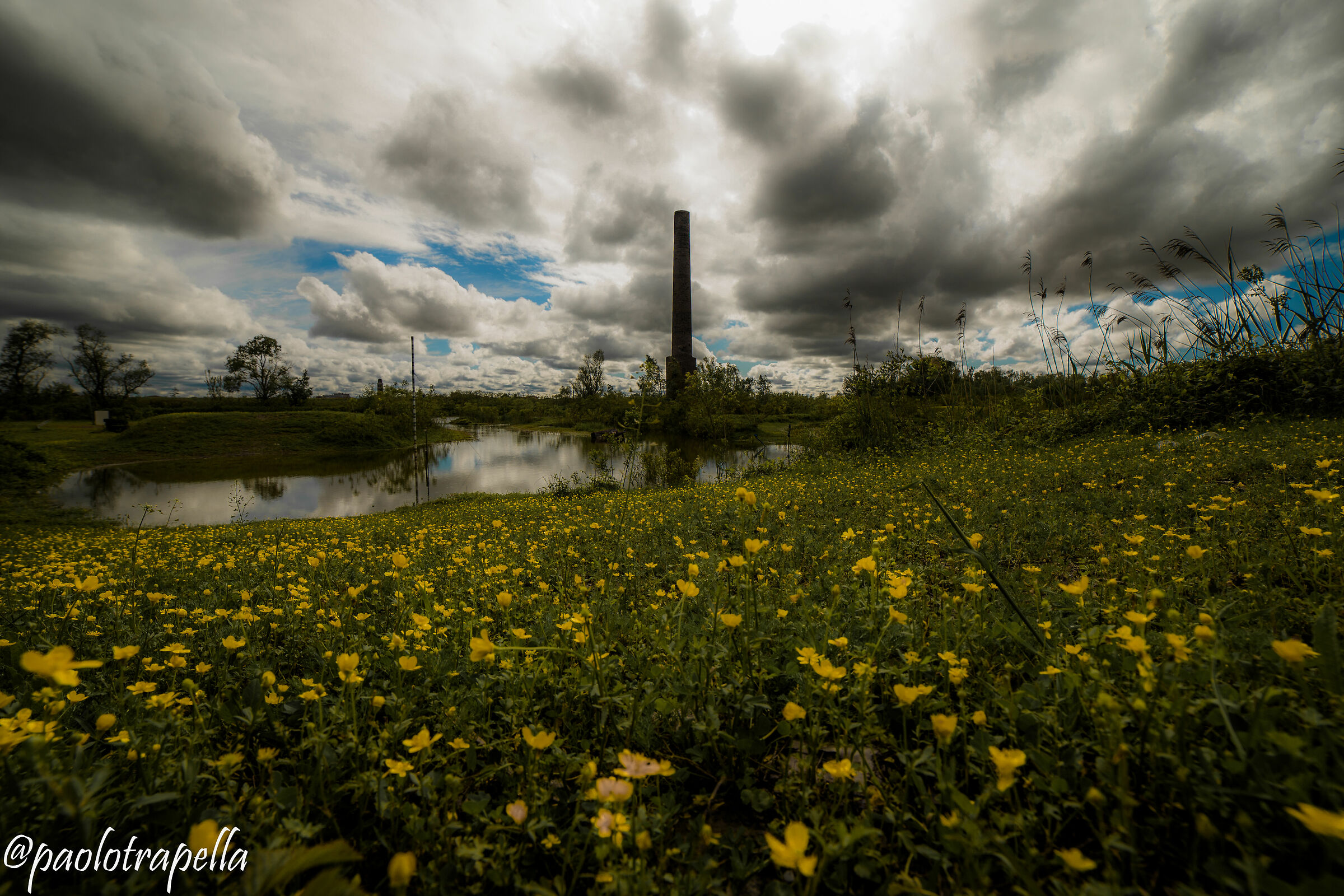 an old chimney of a furnace!!