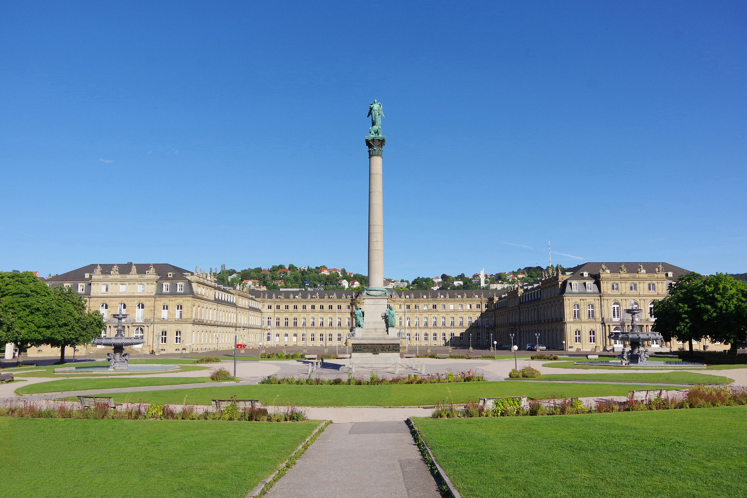 Stuttgart. Central Square (photo edit)