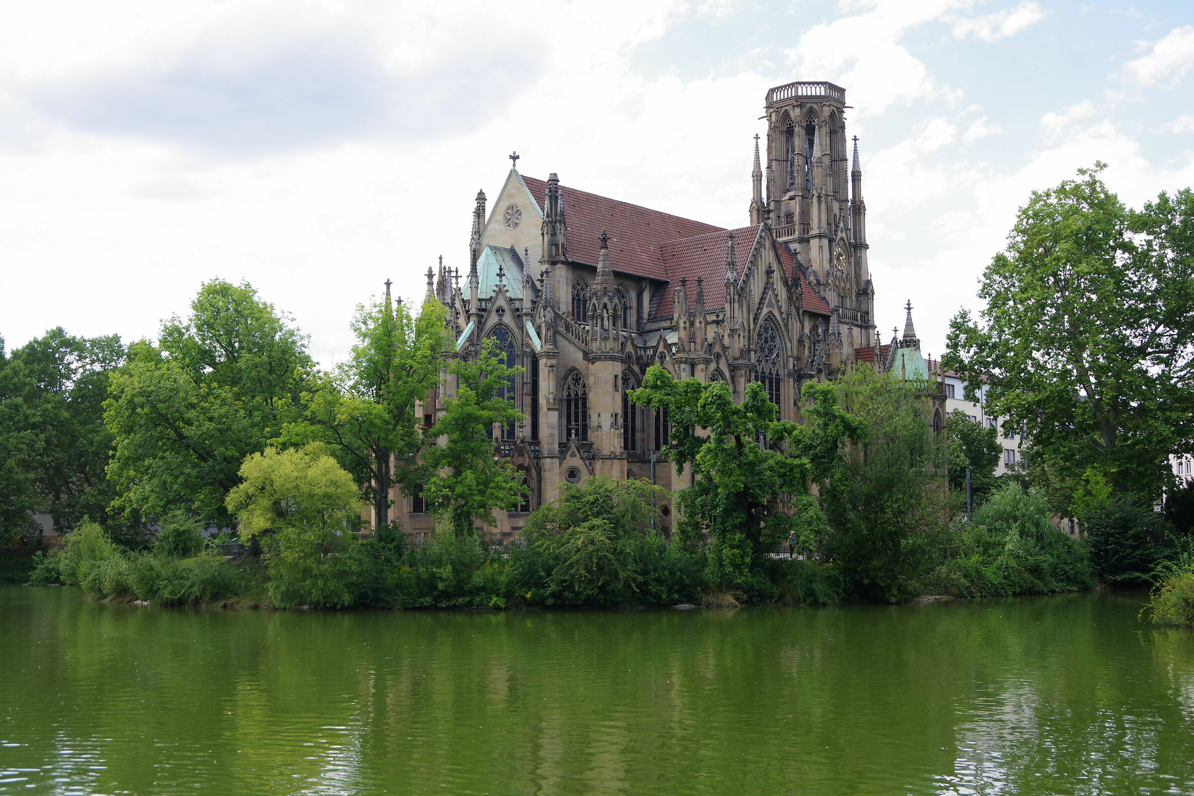 Stuttgart, Feuersee and Jhoannes church
