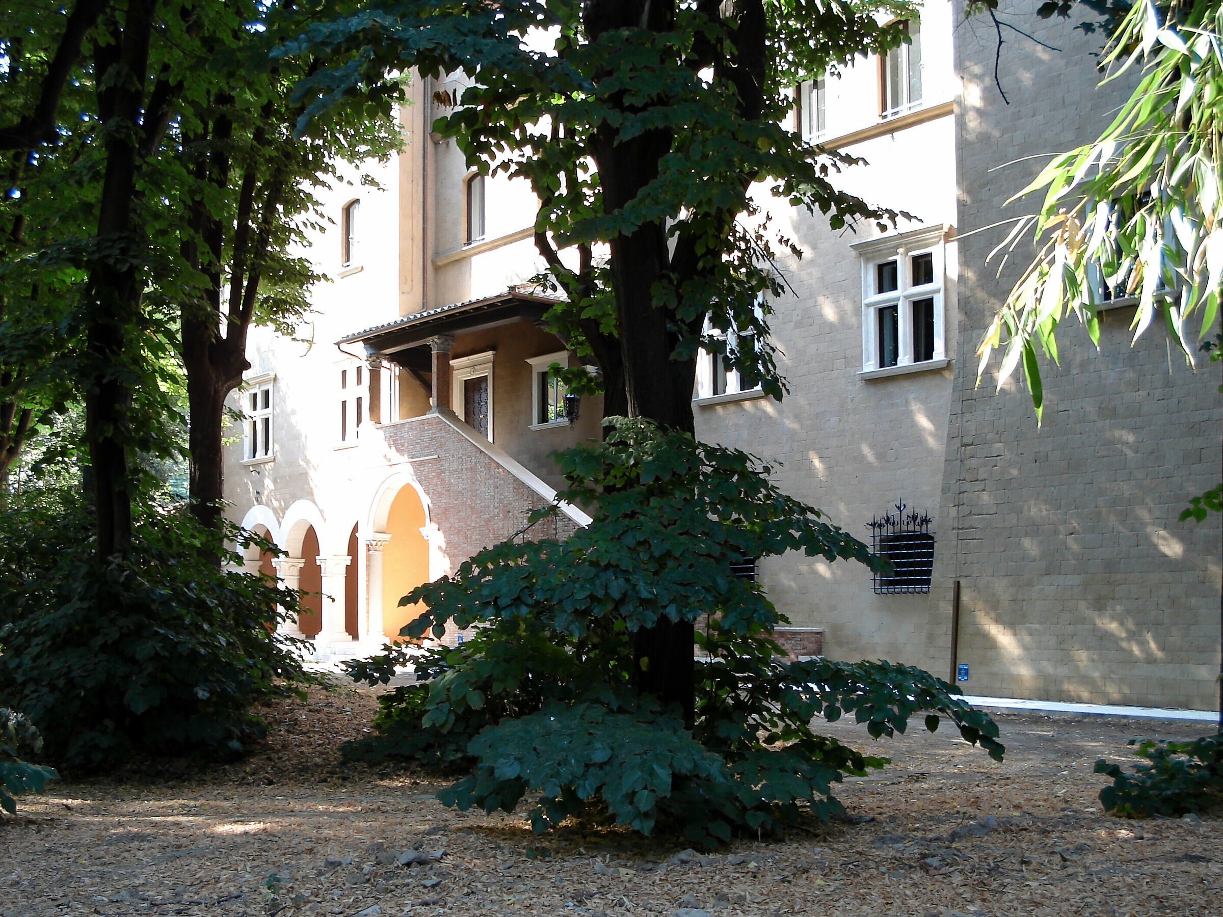 Villa Torlonia, edificio secondario, particolare