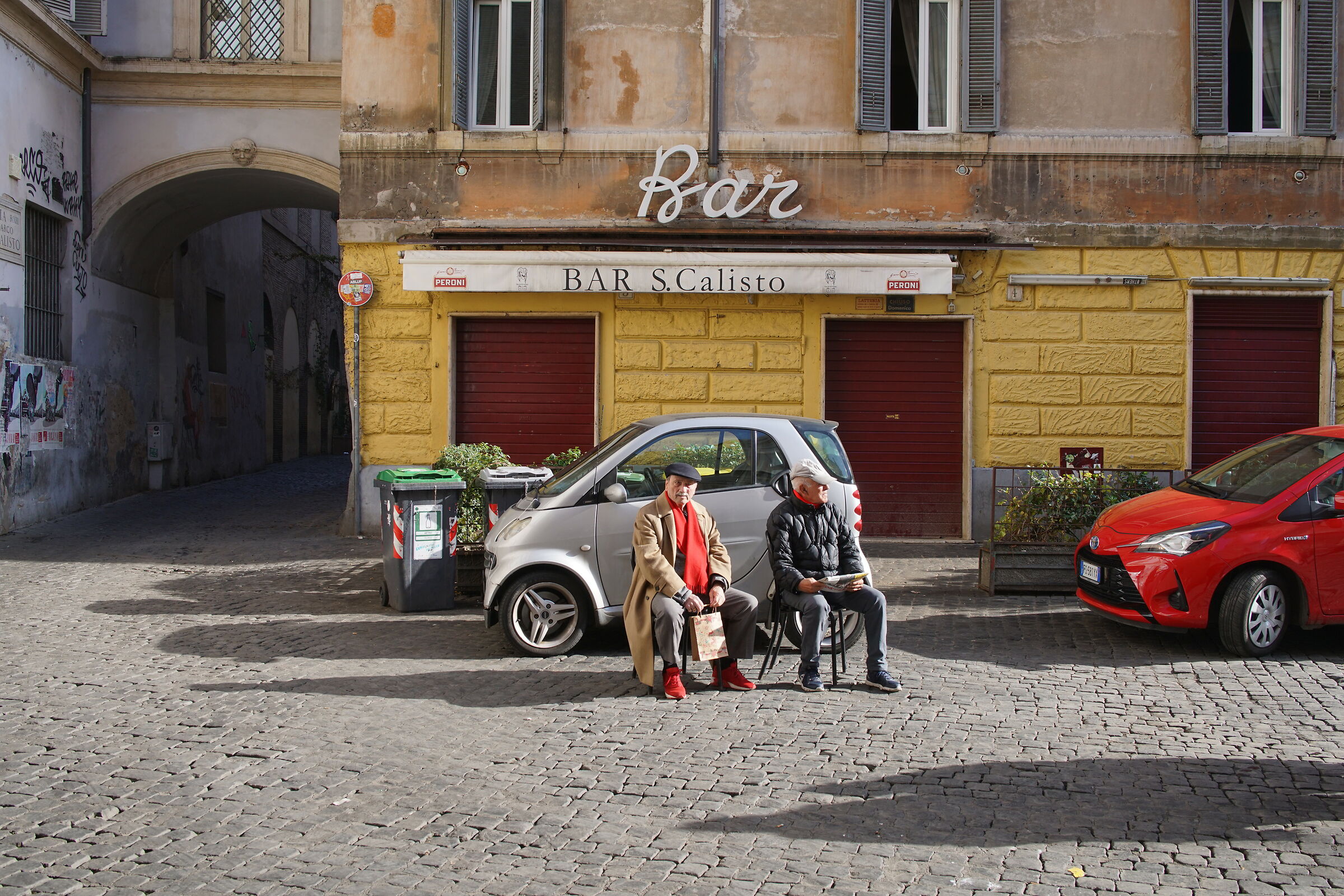 Piazza San Calisto, Trastevere, Rome, 2019