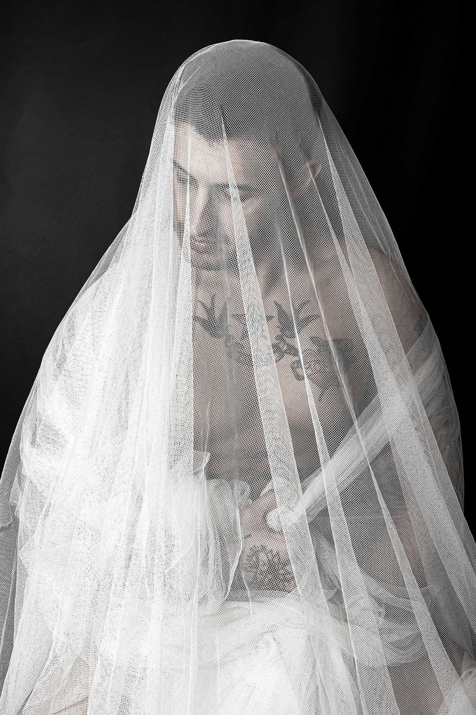 There, hiding behind the screen.