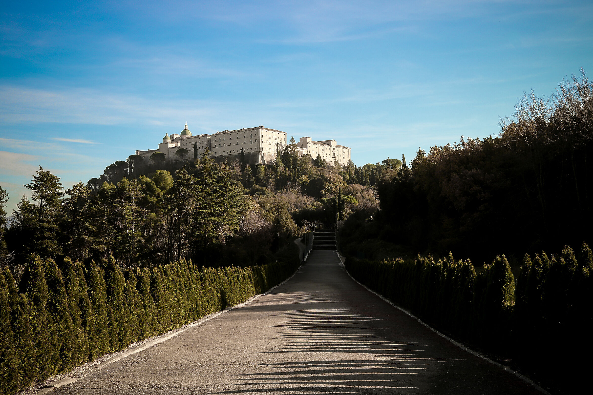 Monte Cassino from the Polish Cemetery