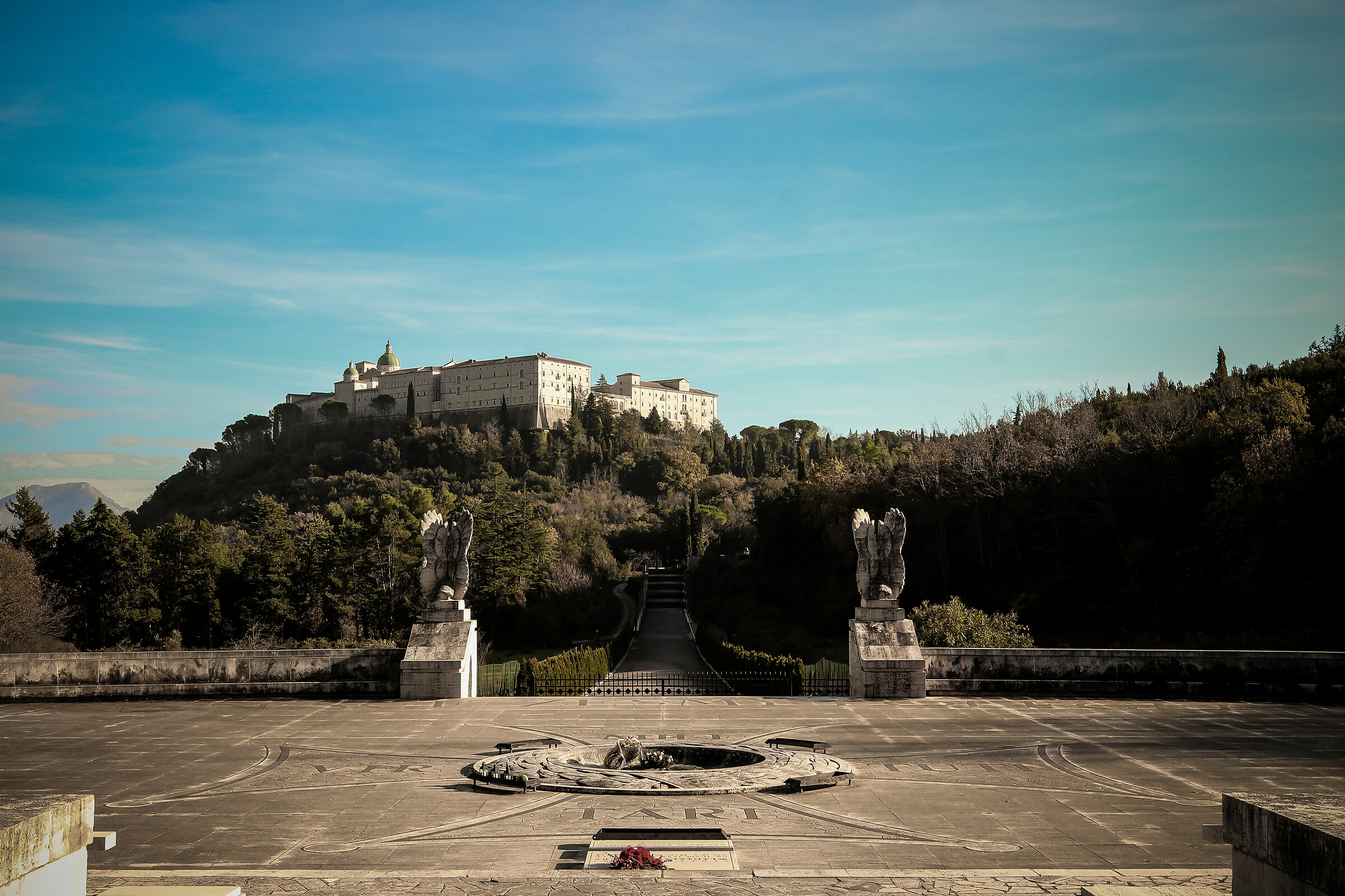 Monte Cassino from the Polish Cemetery