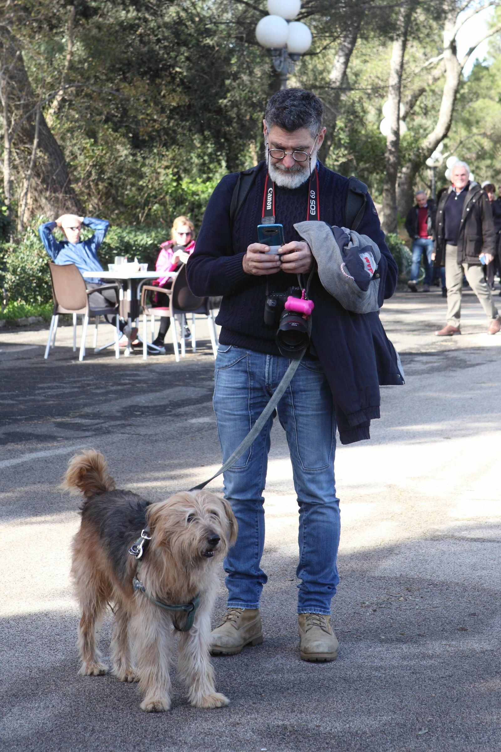 Sergio ed il fidato spino mascotte dei nostri raduni