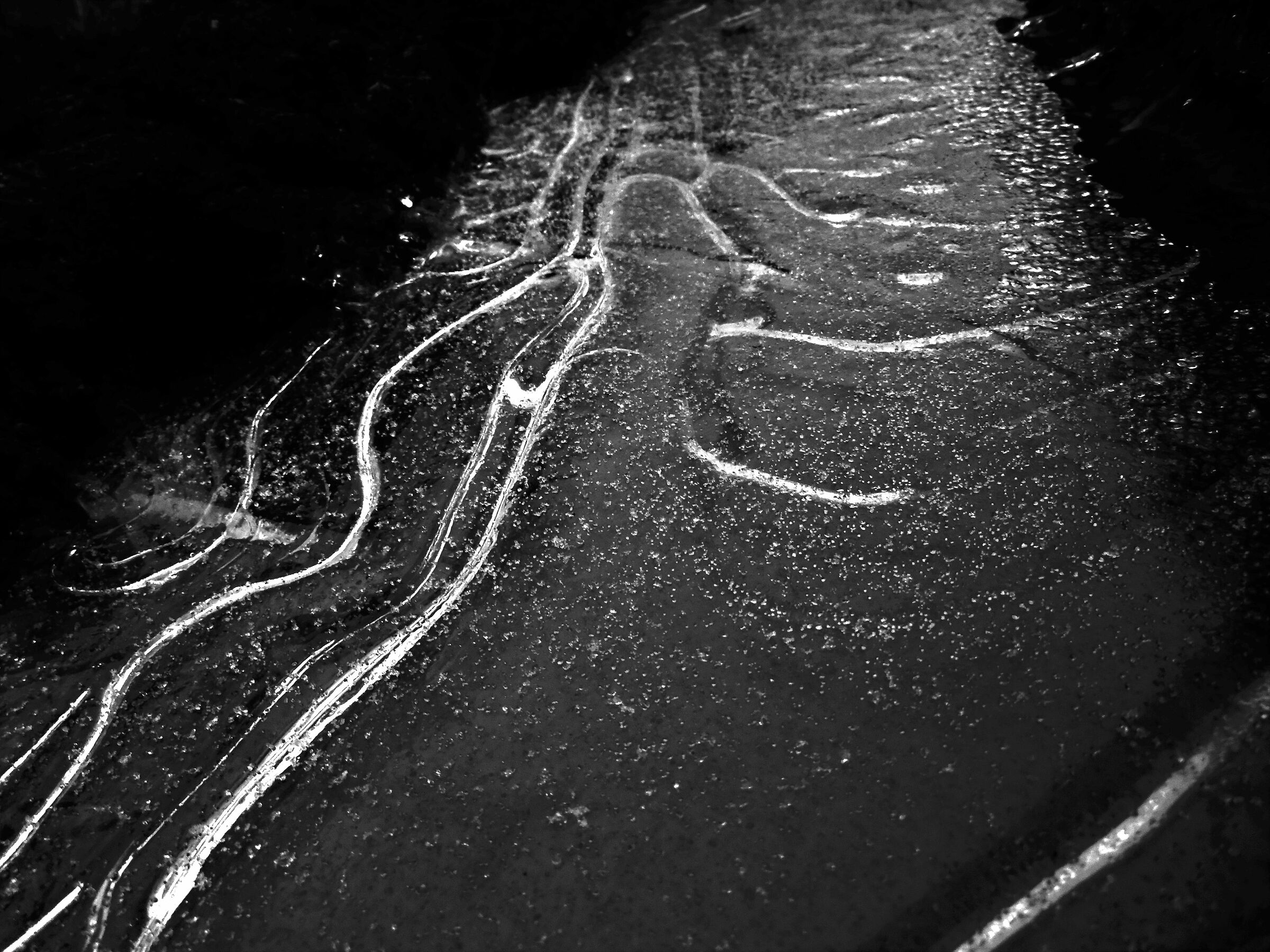The veins of ice