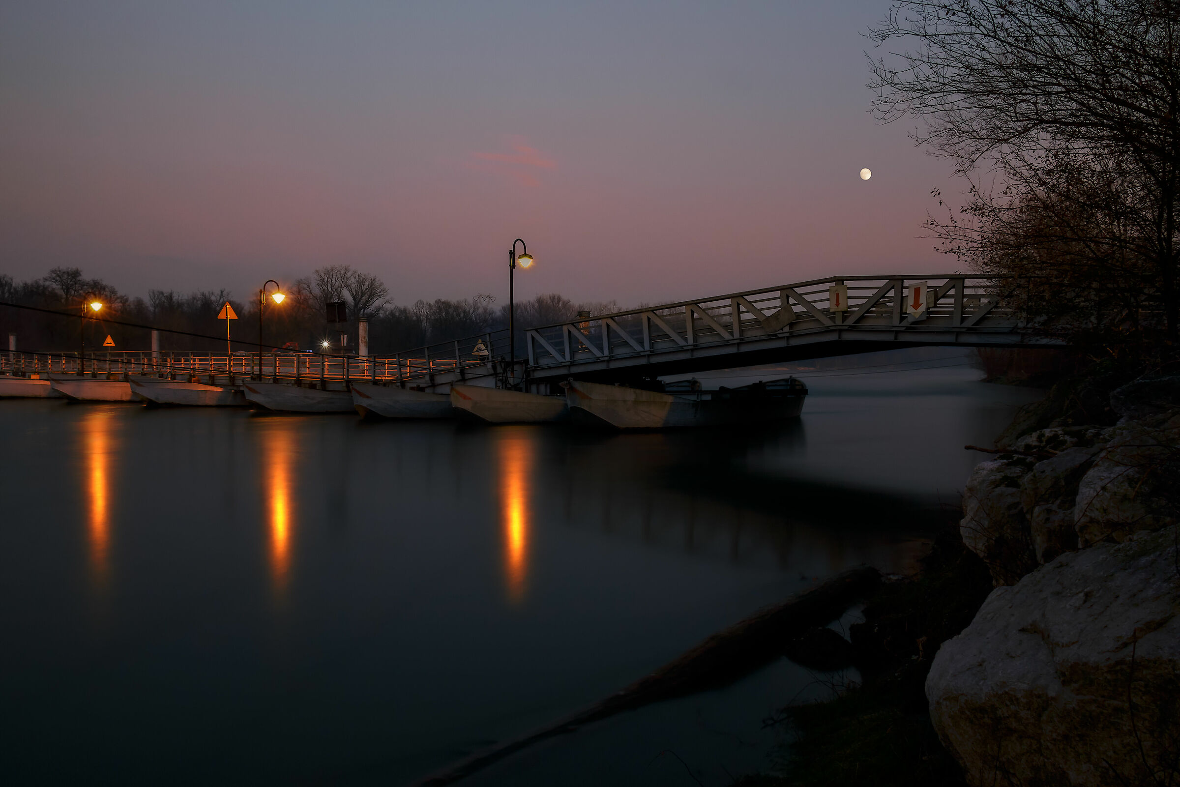 crepuscolo al ponte