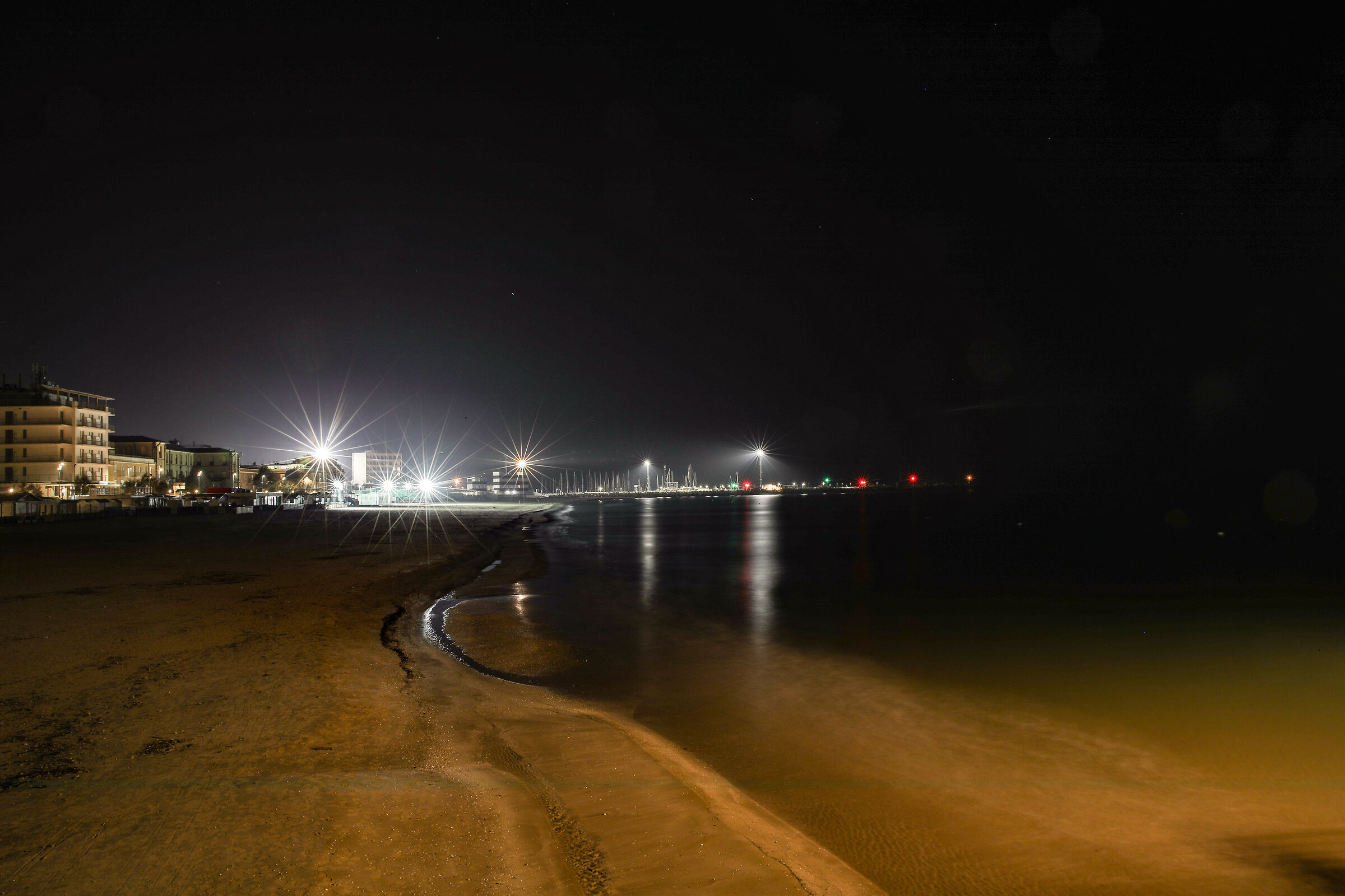 Senigallia Port as seen from the Rotunda