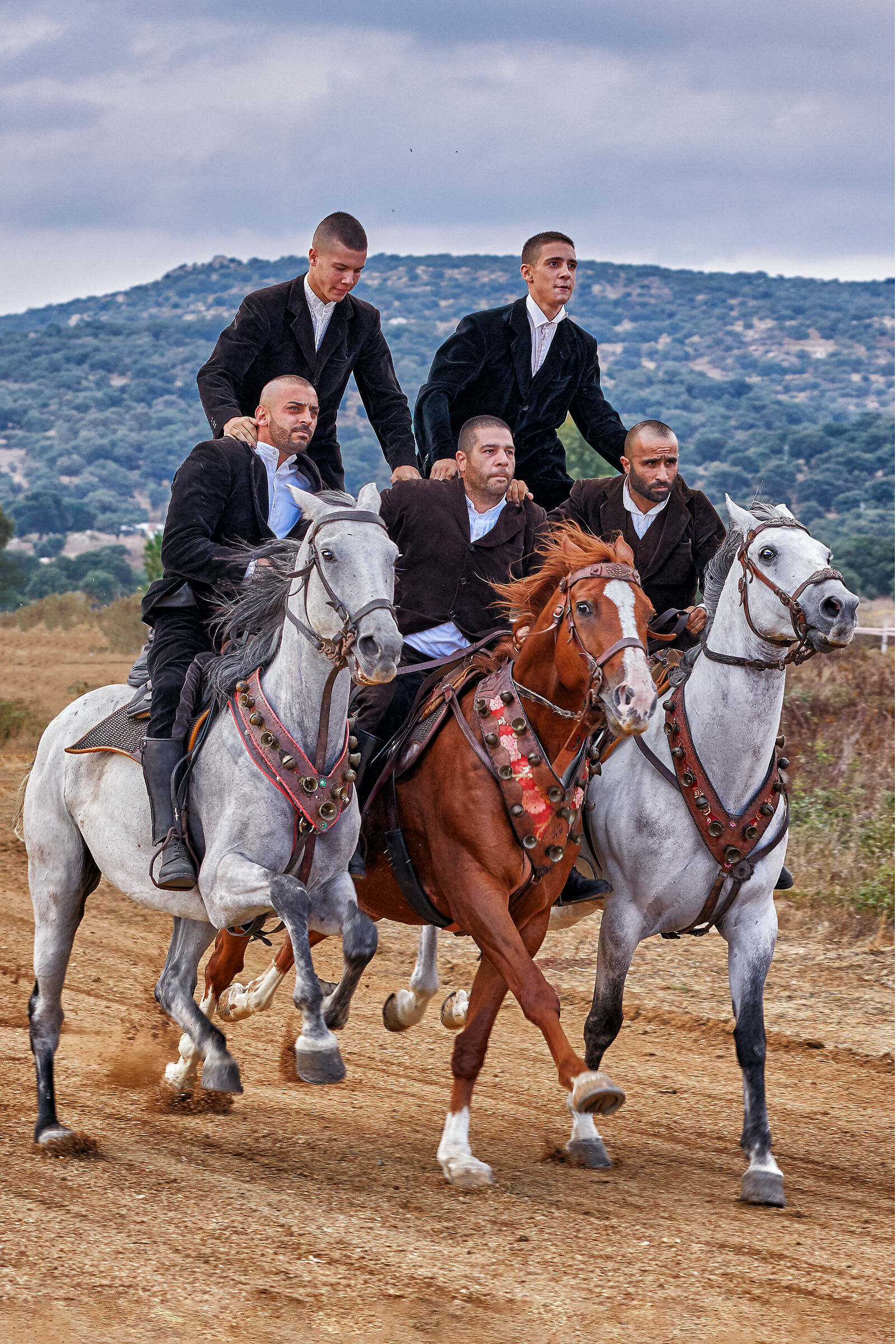 Caras and sardos- faces from Sardinians