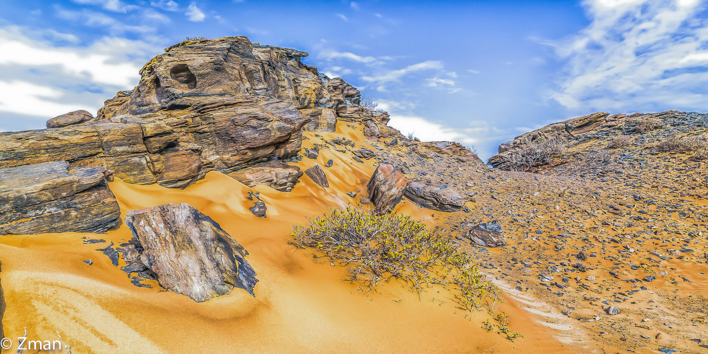 Paesaggio selvaggio della Namibia