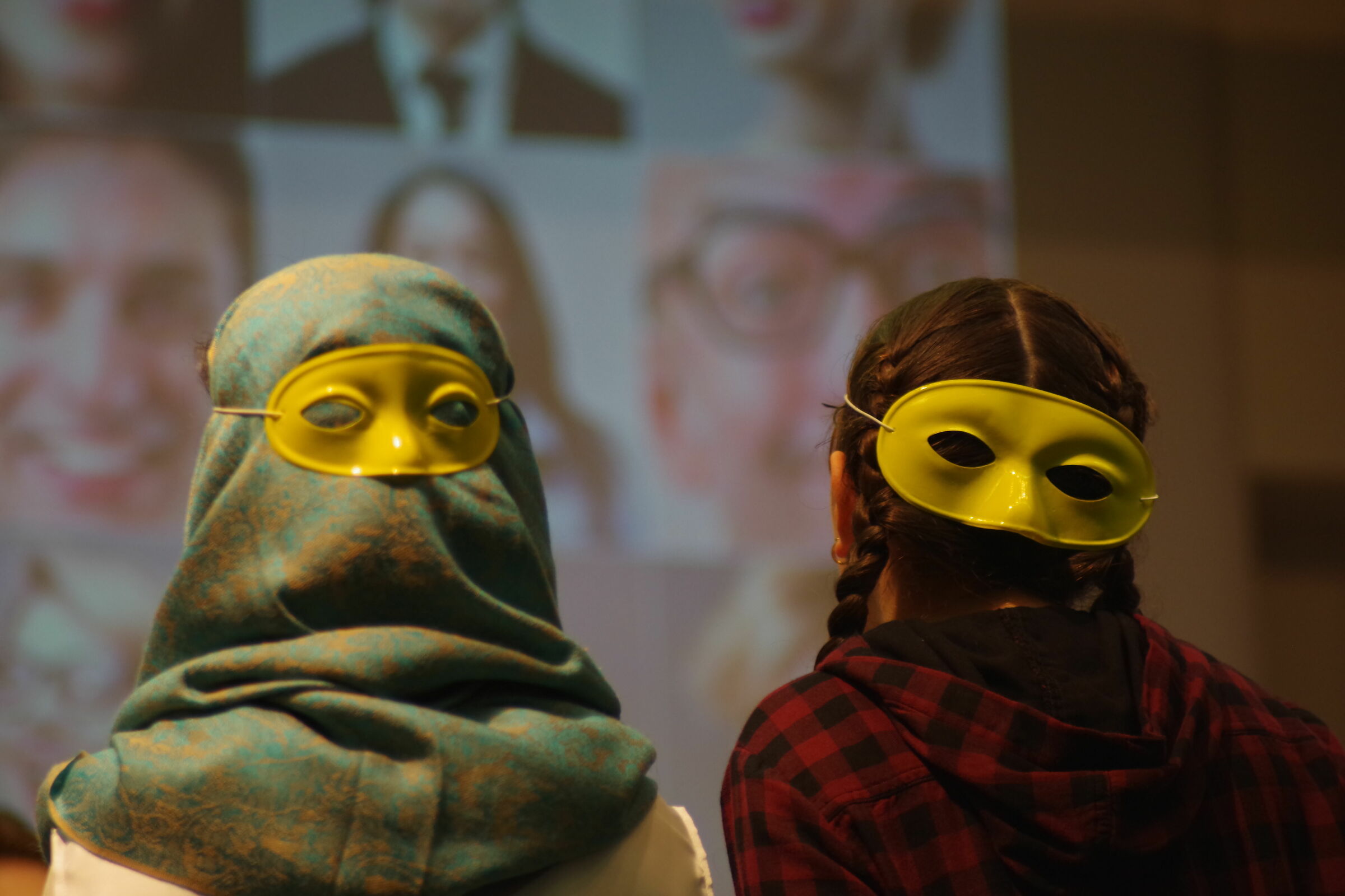 Who's looking at who?