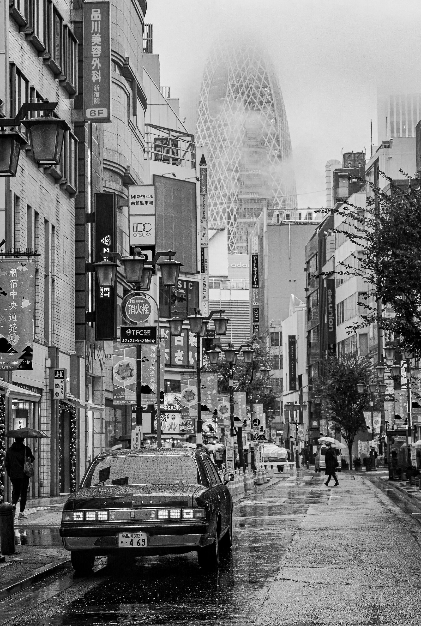 Last day in Tokyo, rainy day