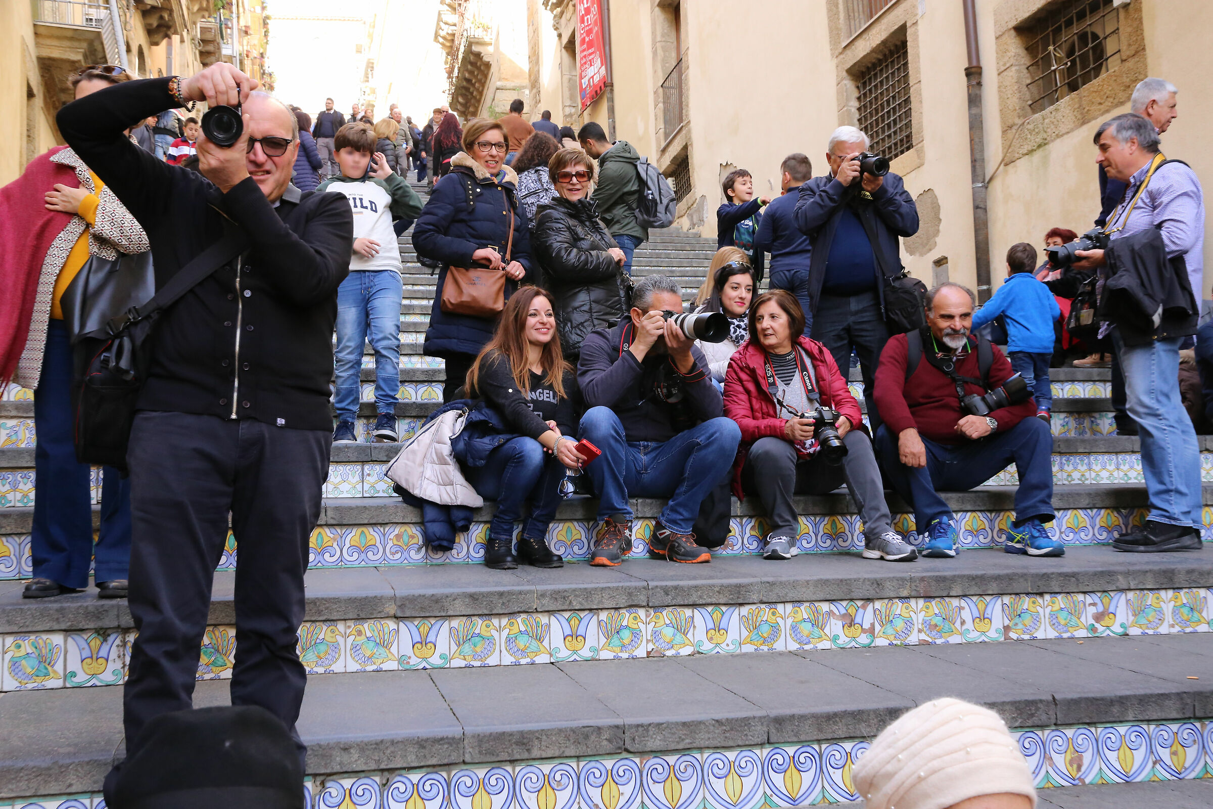 Juzini in azione a Caltagirone