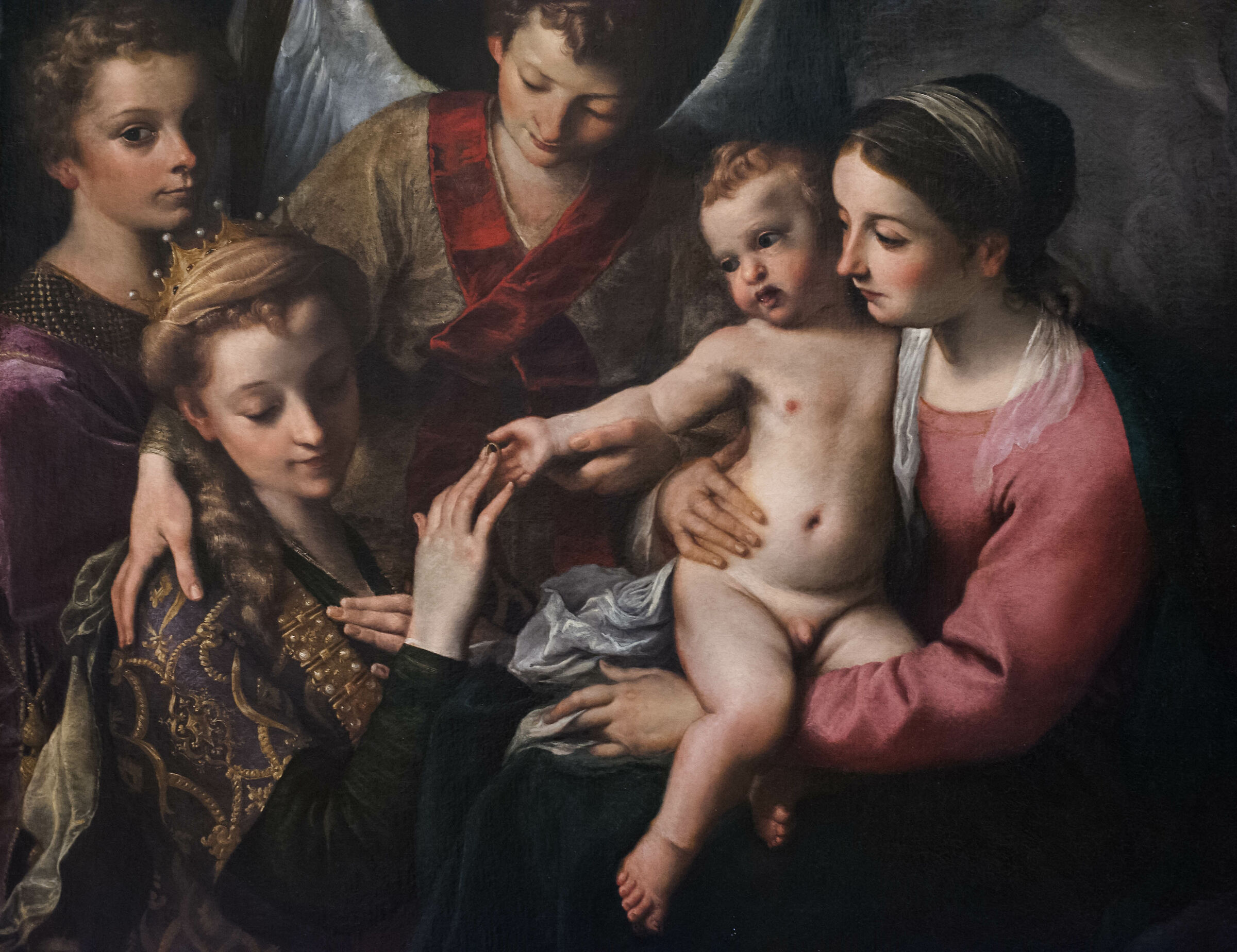 A. Carracci, Matrimonio mistico di Santa Caterina