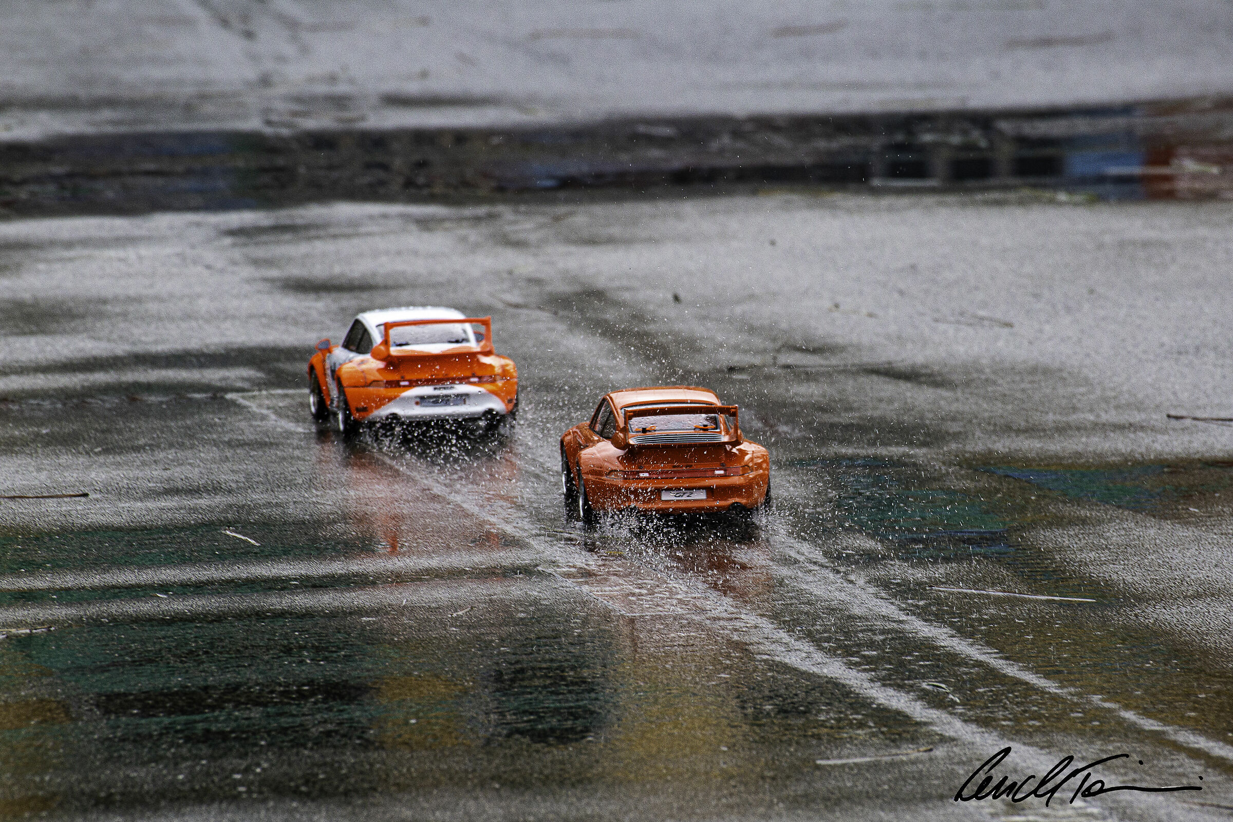 Modeling - Porschecup F1italianseries preseason test