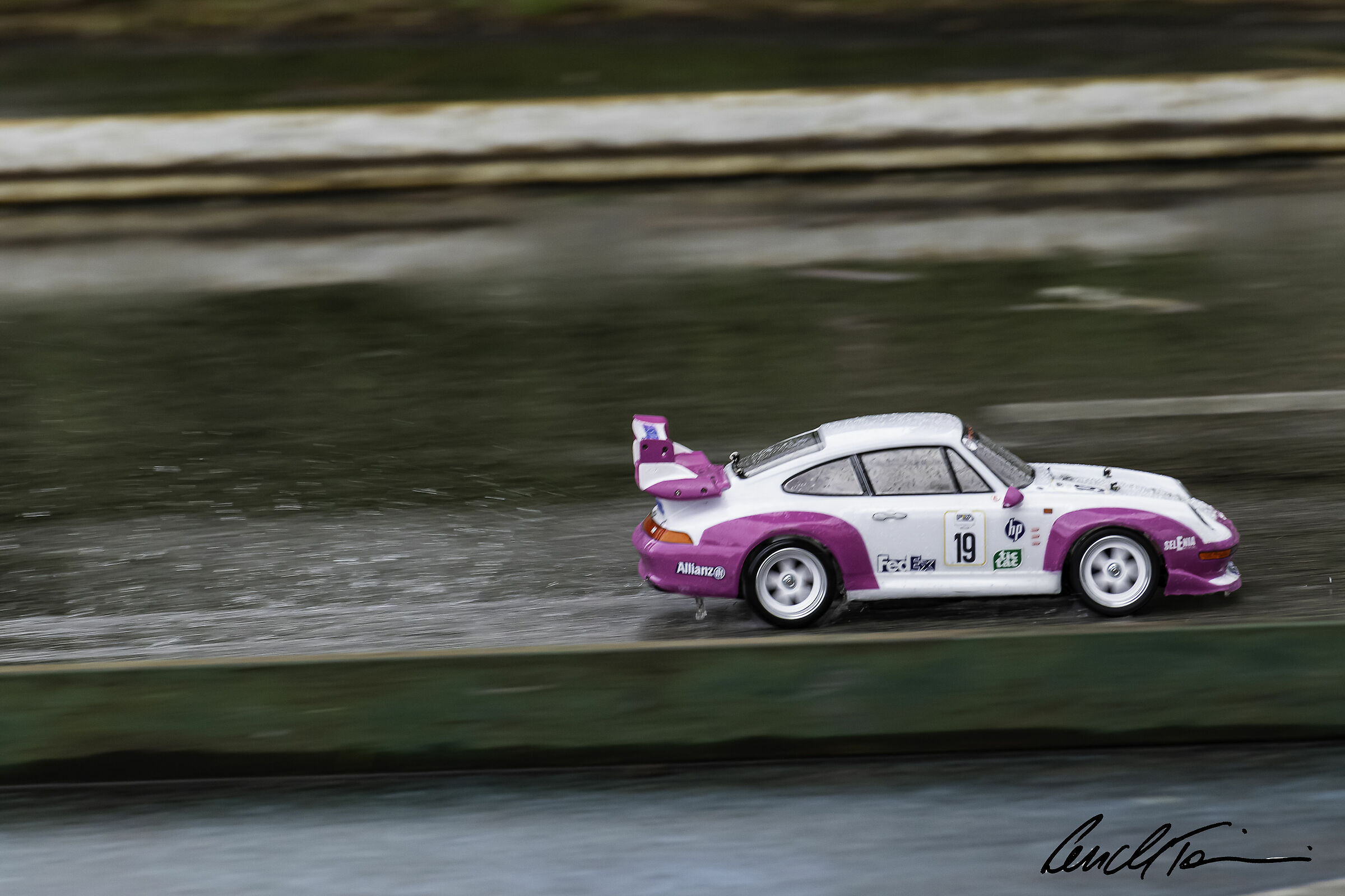 Modeling - Porschecup F1italianseries preseason test