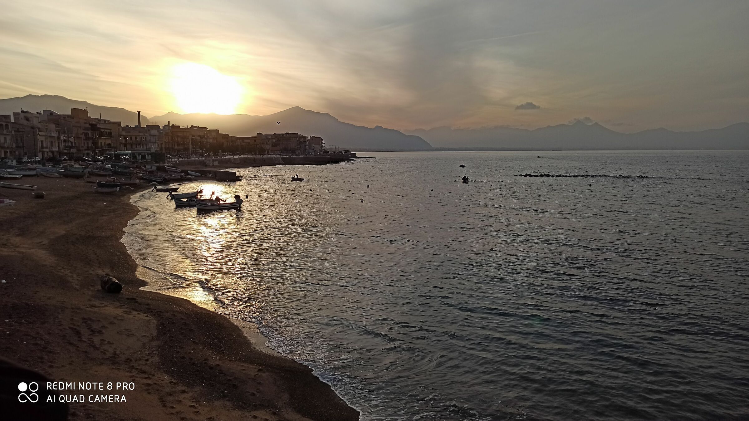 Tramonto ad Aspra "Bagheria"