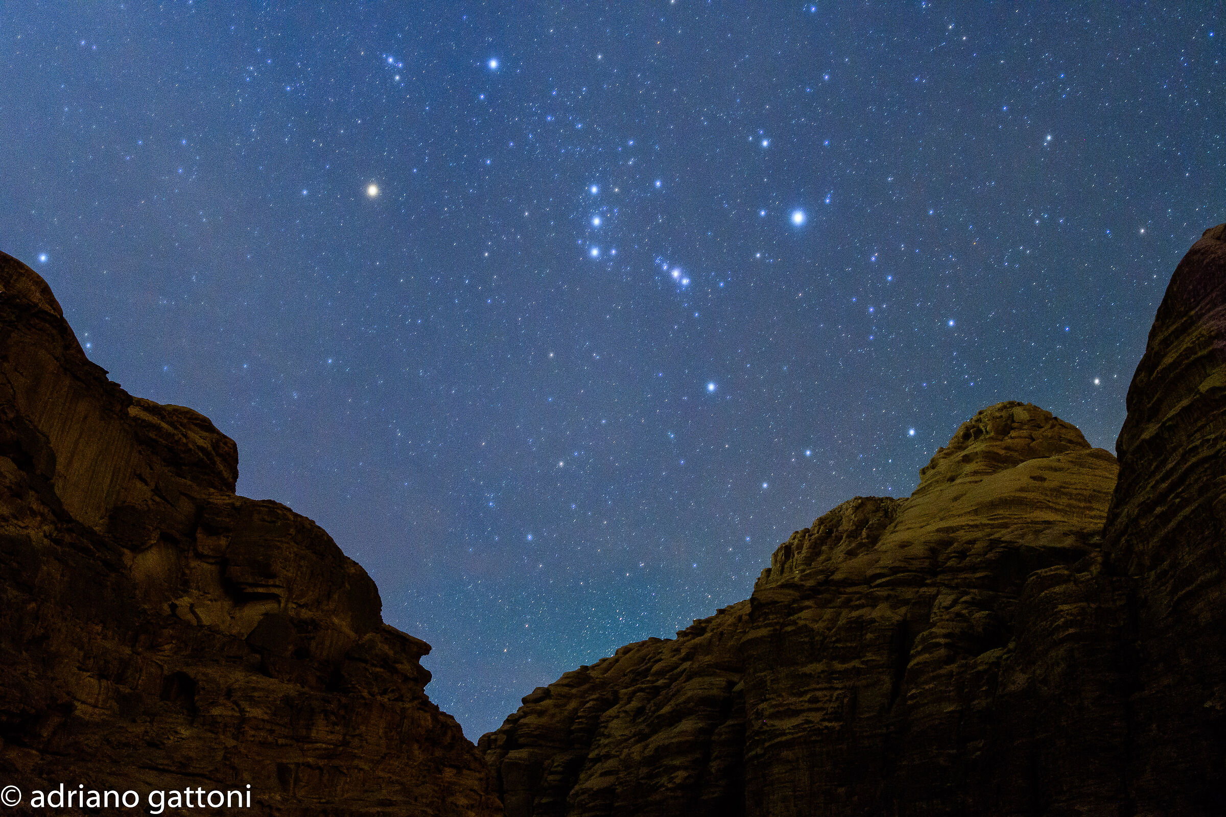 The Night in Wadi Rum
