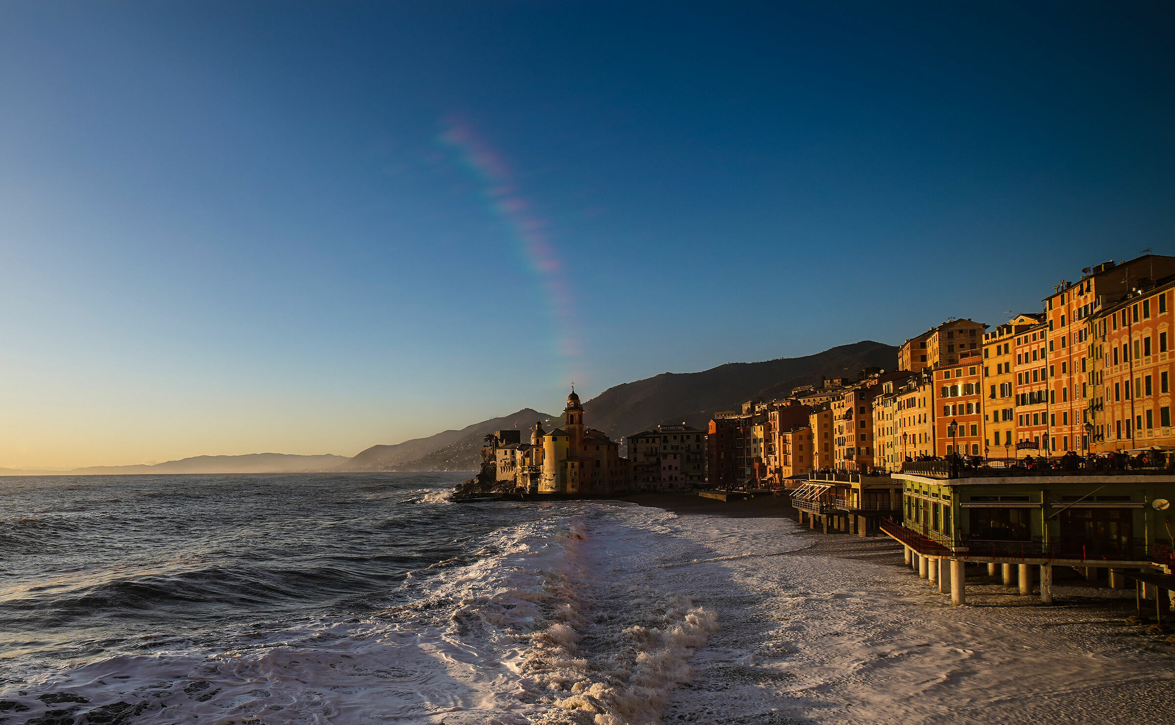 Mareggiata a Camogli