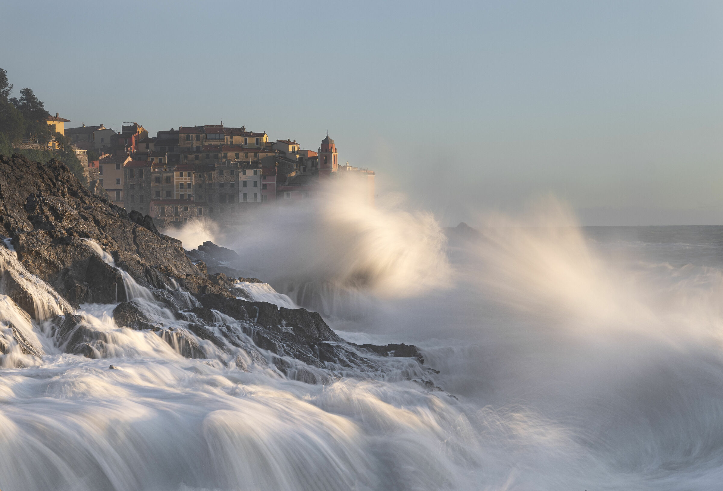 Mareggiata a Tellaro del 22/12/19
